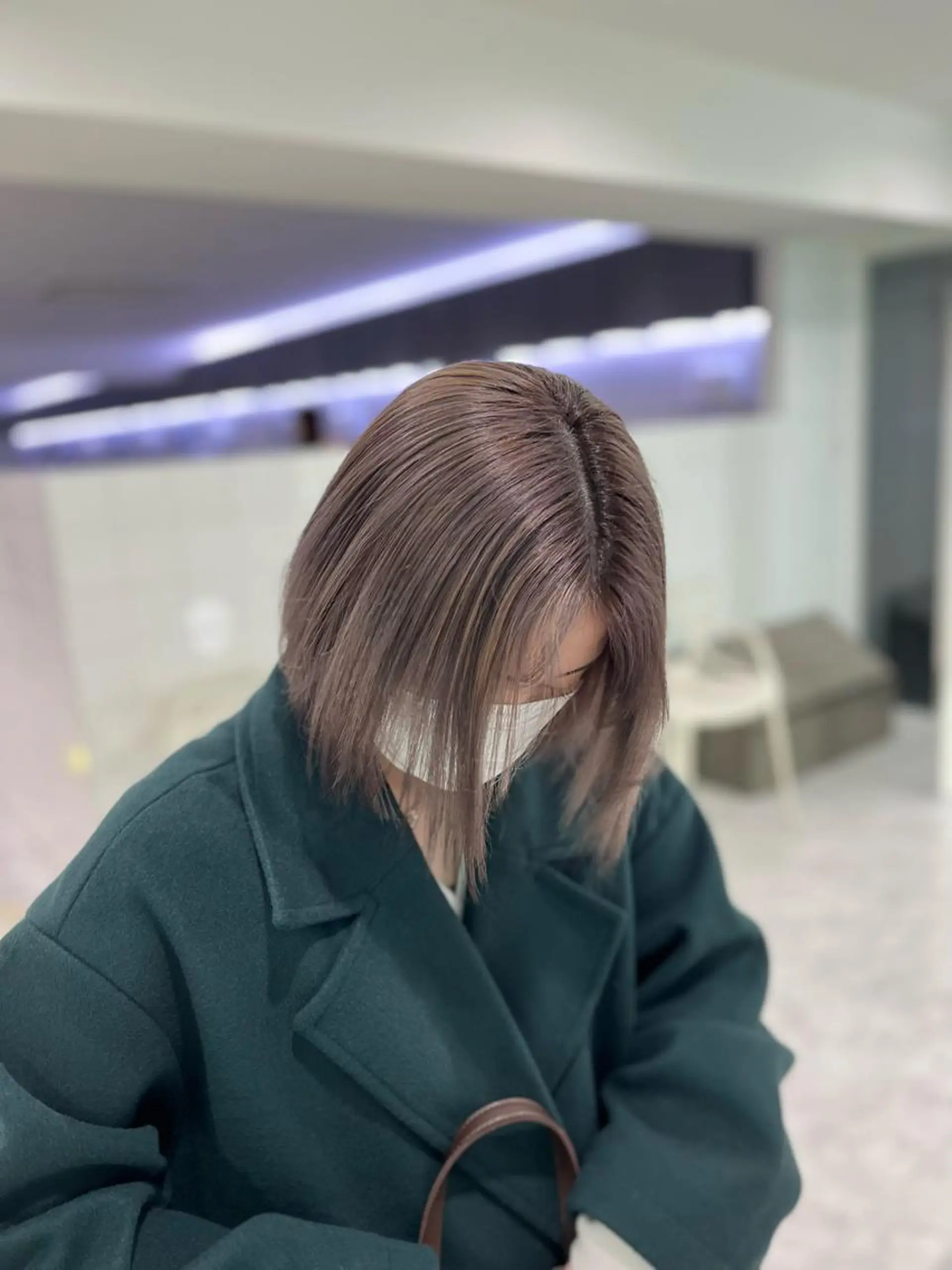 ミディアム カラー パーマ ヘアアレンジ メンズ キッズ ネイル マツエク・マツパ アイブロウ ダブルカラー特化💖 韓国ヘア💖りくのヘアスタイル