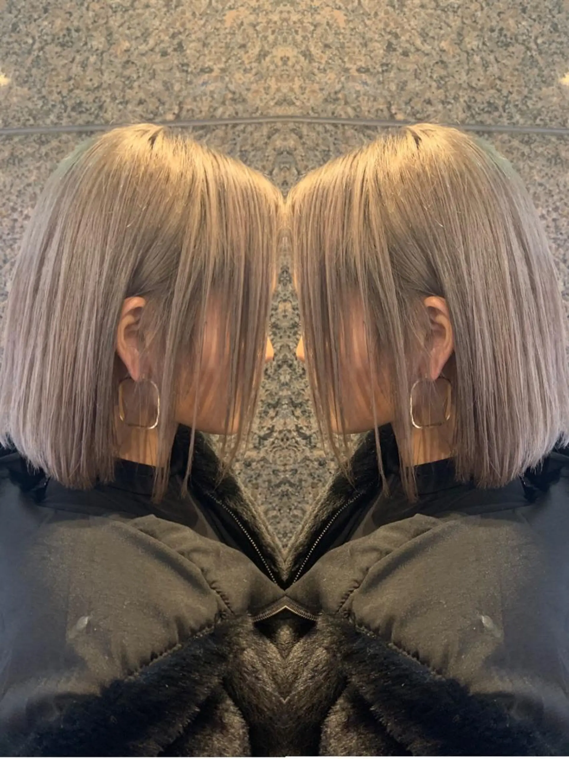 ショート カラー ヘアアレンジ ショートボブ アッシュ ブリーチ ホワイトアッシュ ボブ カット ブリーチ＆カラーが 得意☀️望月宣雄☀️のヘアスタイル