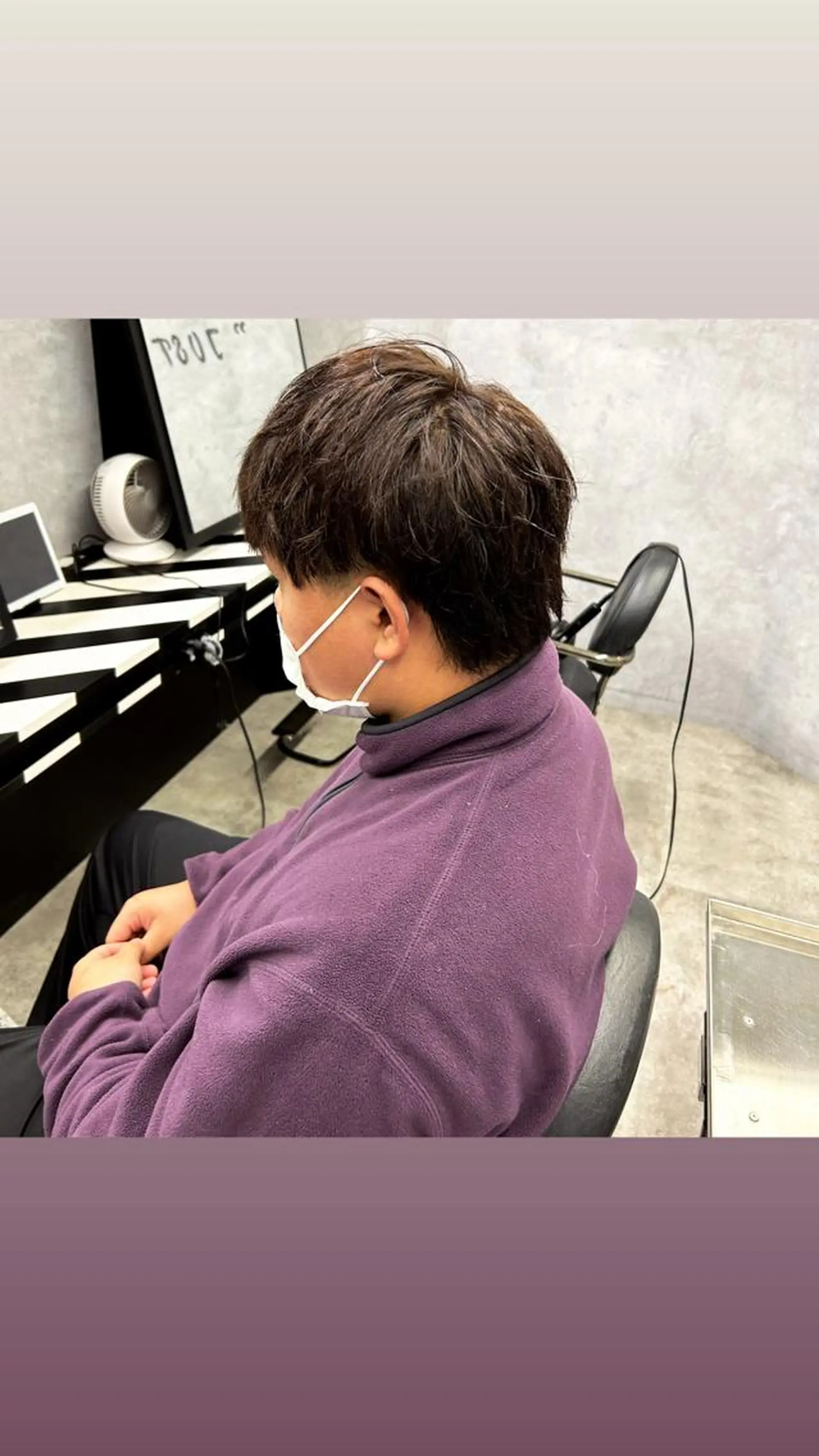 メンズ Hui.所属・縮毛矯正・髪質改善 特化 出納 直起のヘアスタイル