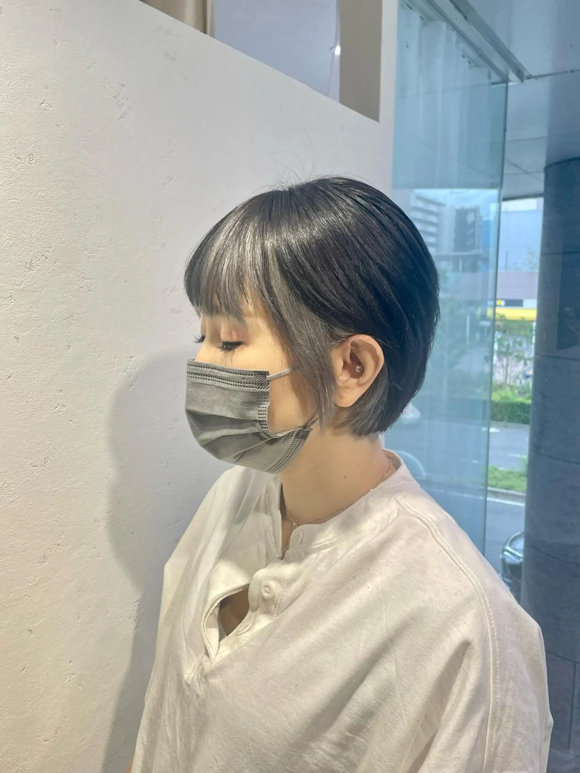 ショート ヘアカラー N+所属・前田 菜奈子のヘアスタイル