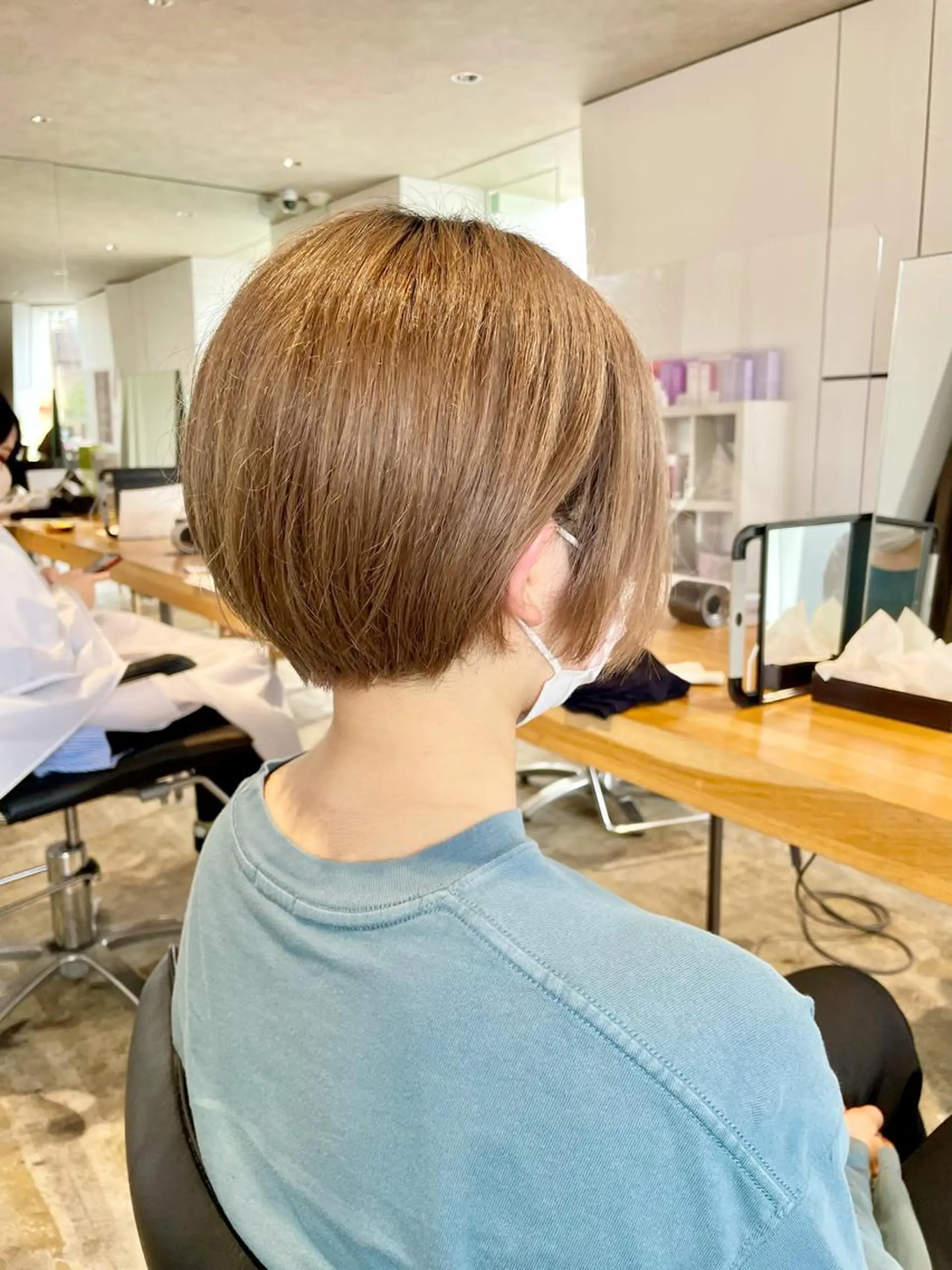 ショート ショートボブ ボブ ショートヘア Natural hair designing【ナチュラル　ヘアーデザイニング】所属・新井啓介 宇都宮美容師のヘアスタイル