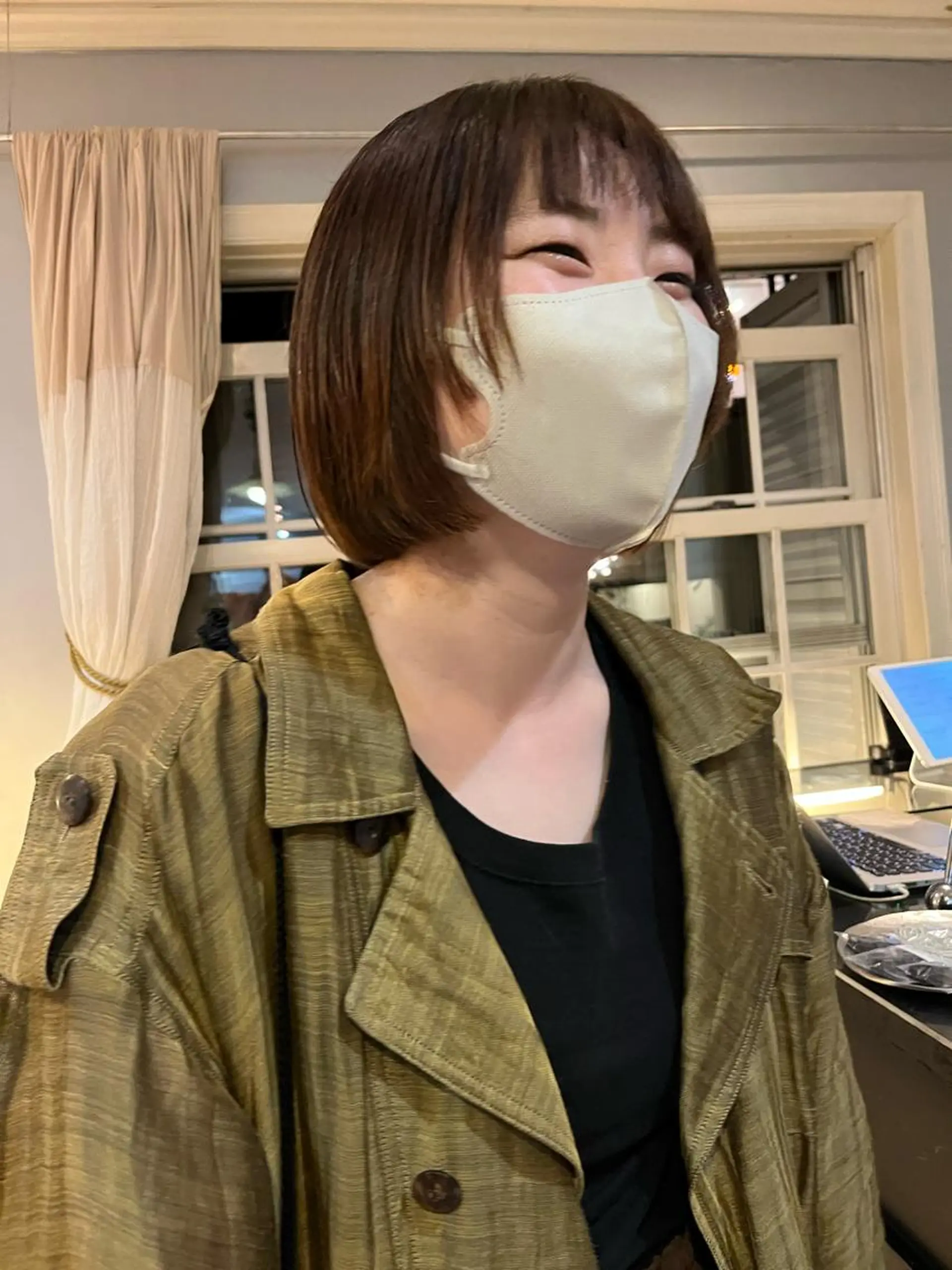 ショート パーマ カット 縮毛矯正 NOUN所属・eri kinjoのヘアスタイル