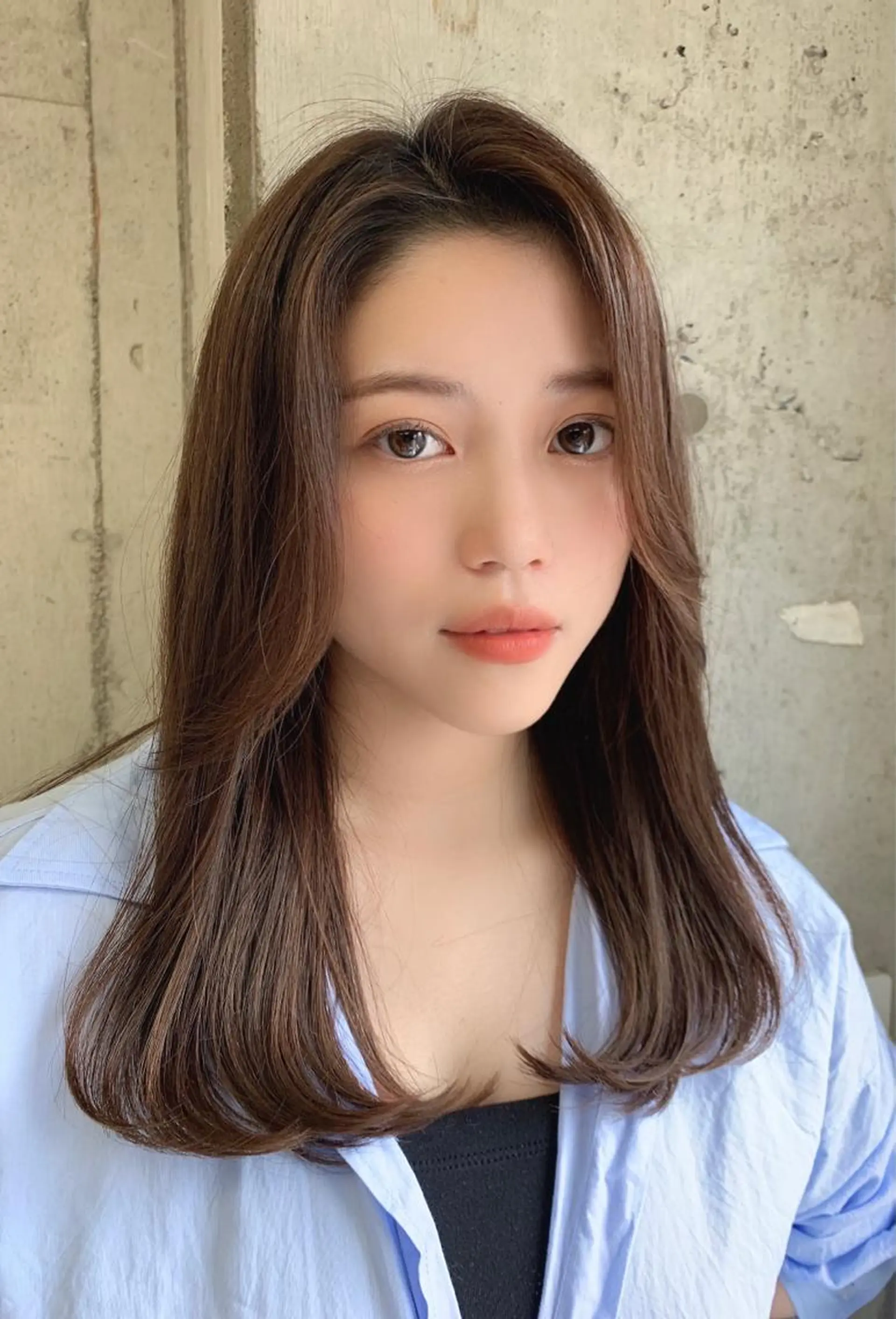 ロング レイヤーカット カット ヘアカラー トリートメント 韓国ヘア/髪質改善 /Harunaのヘアスタイル