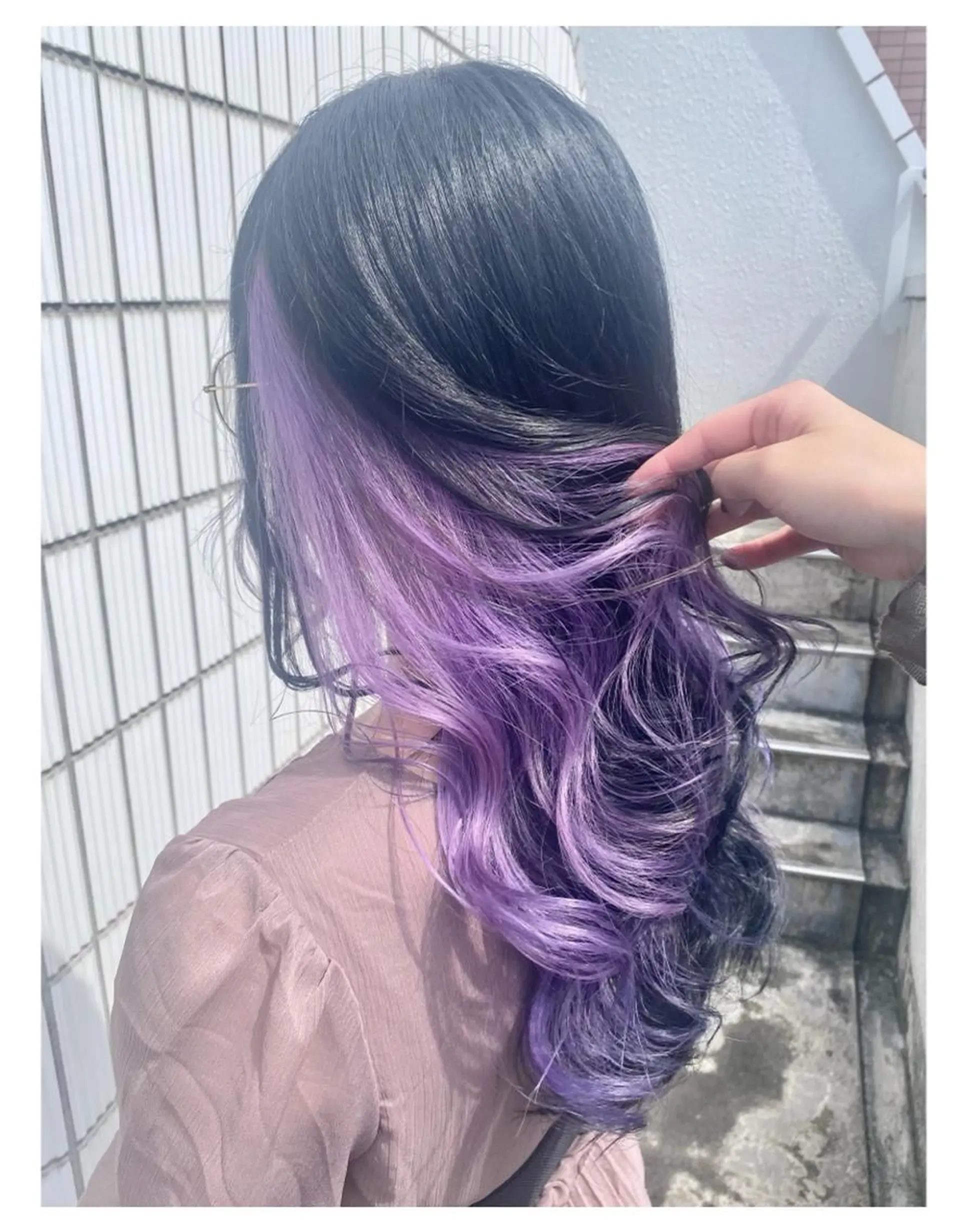 セミロング カラー ラベンダーカラー GARU-ガル-所属・TSUNO🦖 派手髪/オタク美容師のヘアスタイル