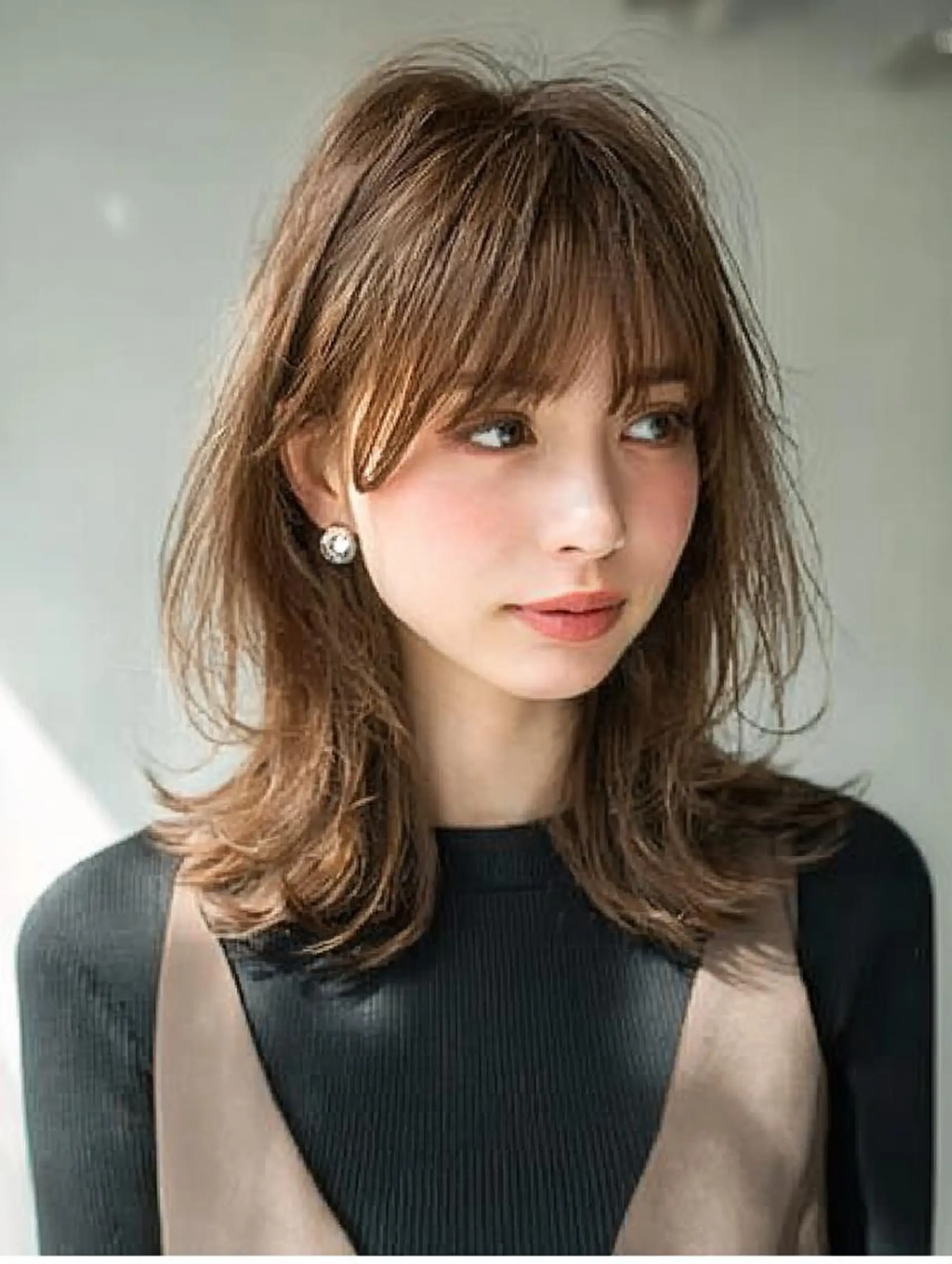 ミディアム ハッシュカット 髪質改善 レイヤーカット 縮毛矯正 トリートメント カット トリートメント 美容室難民支持率No 1✨生艶髪✨DAL.のヘアスタイル