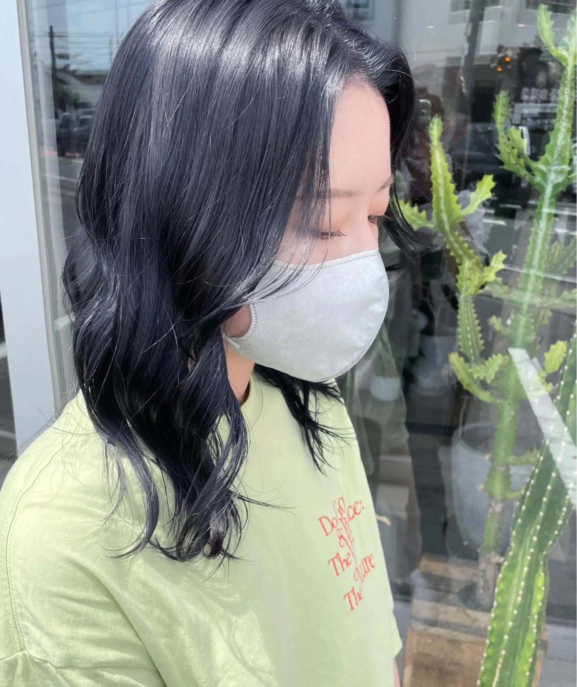 ミディアム カラー ひなた 艶カラー/渋谷のヘアスタイル