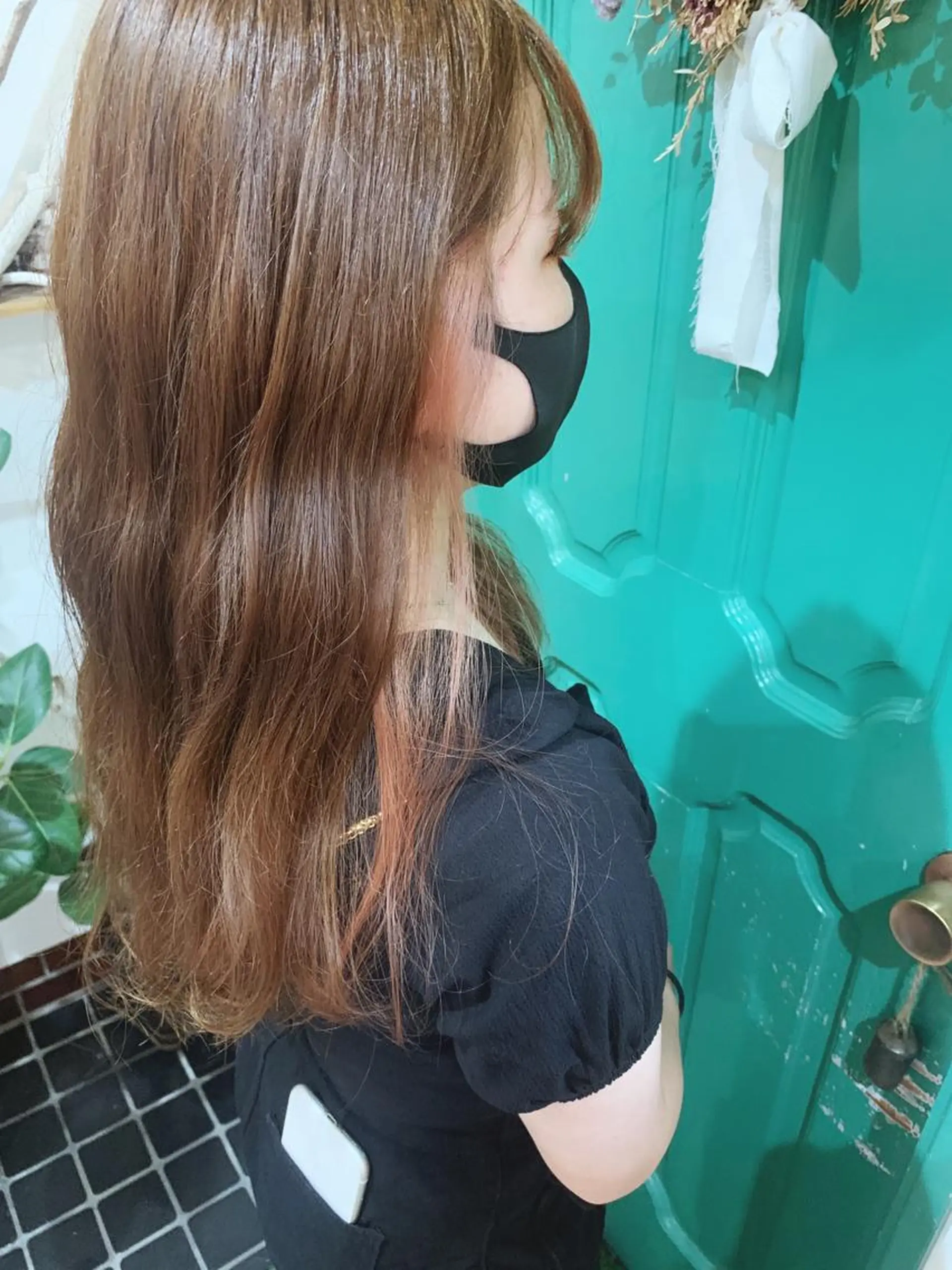 ロング ヘアカラー 佐藤 美咲のヘアスタイル