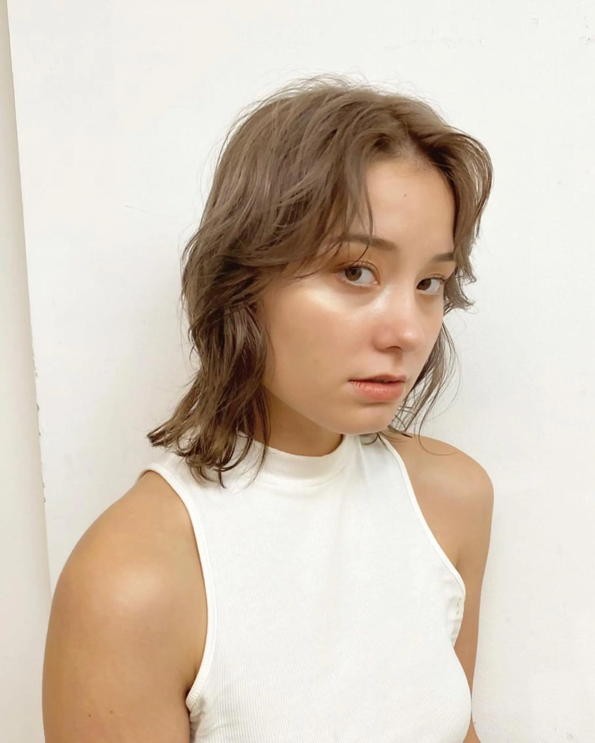 ミディアム カラー ベージュカラー 🌕ホンブ ユウイチ【代表】🌕のヘアスタイル