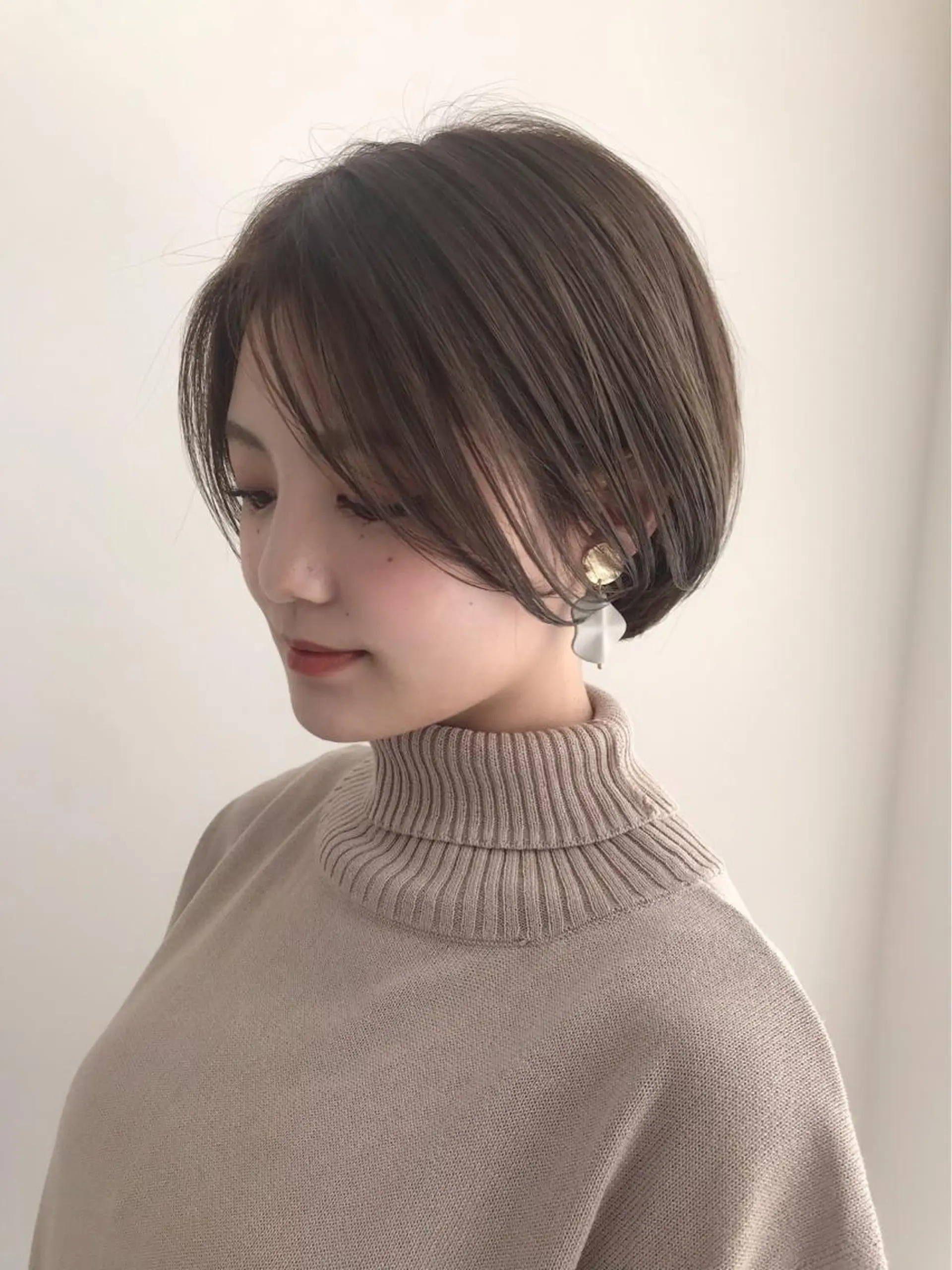 ショート 髪質改善 似合わせカット ショートヘア 縮毛矯正 トリートメント カット ヘアカラー トリートメント イメチェンカット✂️ 錦糸町佐藤店長のヘアスタイル