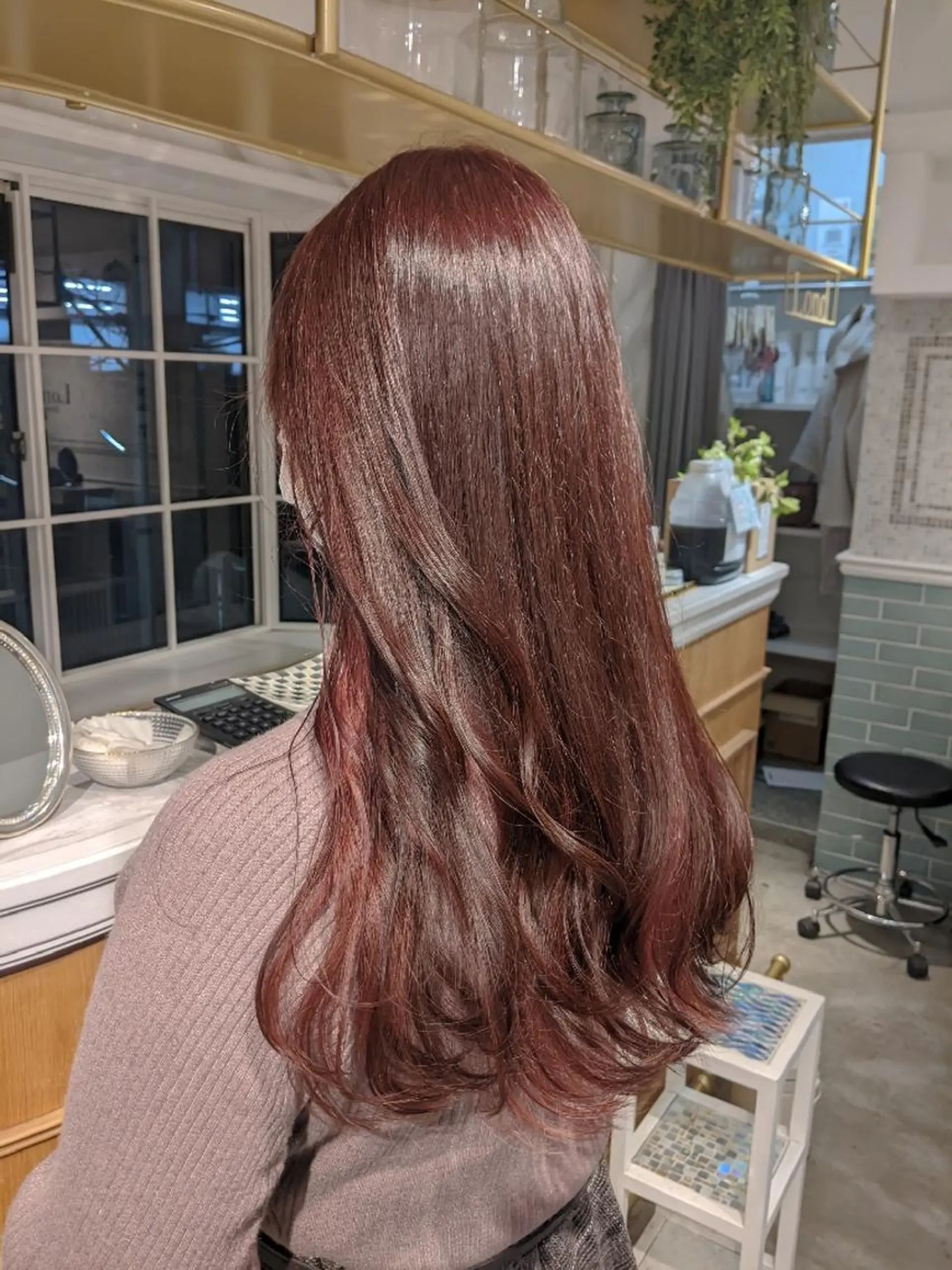 ロング カット ヘアカラー トリートメント 縮毛矯正/レイヤー 💎やまもとちひろのヘアスタイル