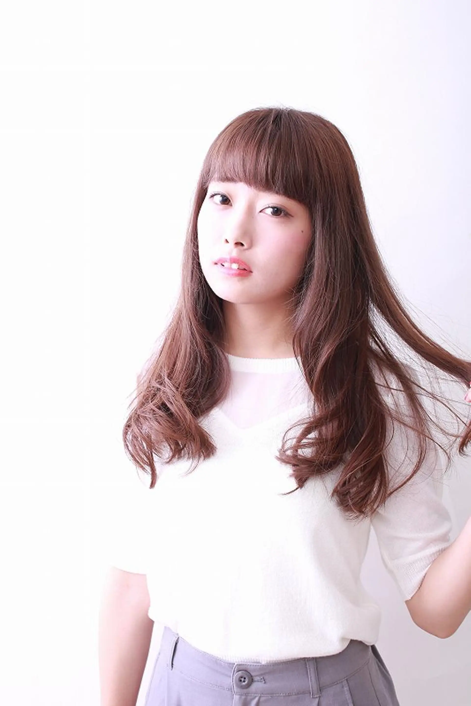 ロング カラー ブルーカラー カット ヘアカラー トリートメント 髪質改善/練馬/ ASUKAのヘアスタイル