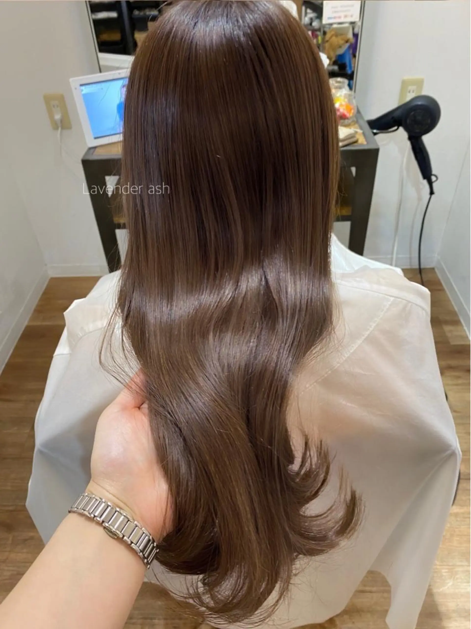 ロング カラー ヘアカラー トリートメント 🥣 hashi 🛋️のヘアスタイル