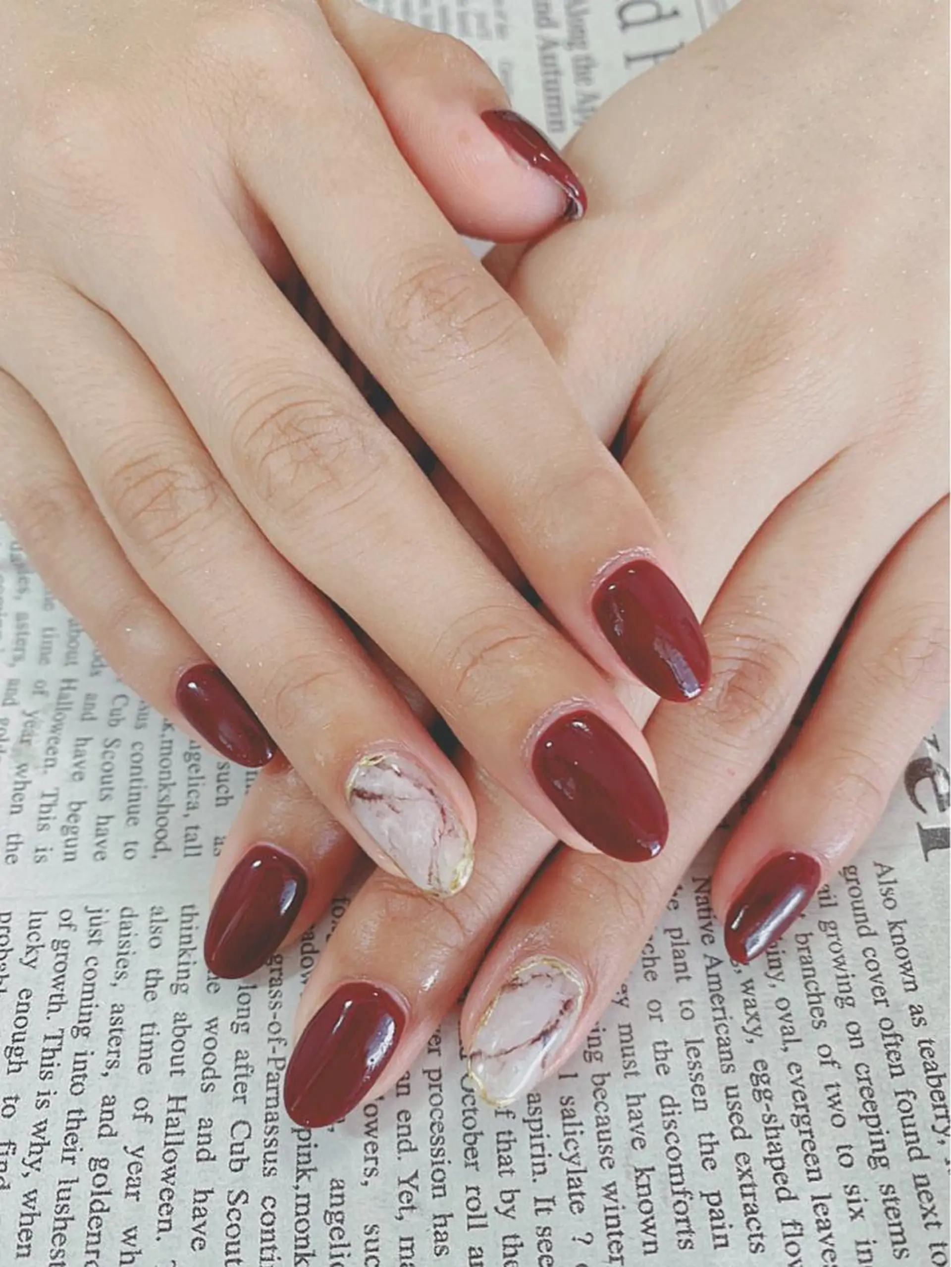 ネイル ハンドネイル ハンドケア 森山 舞のネイルデザイン