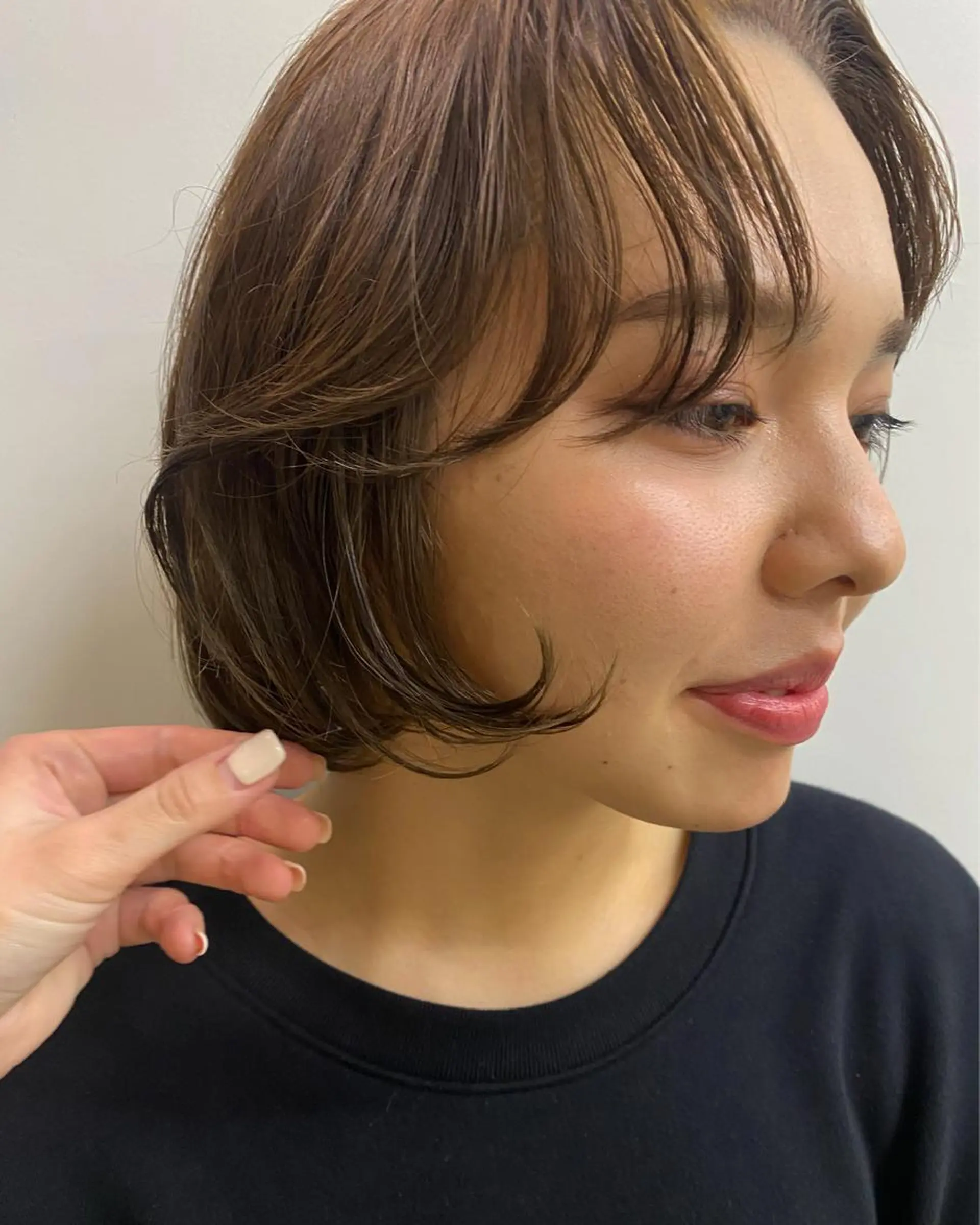 ショート カラー 原 瑞希のヘアスタイル