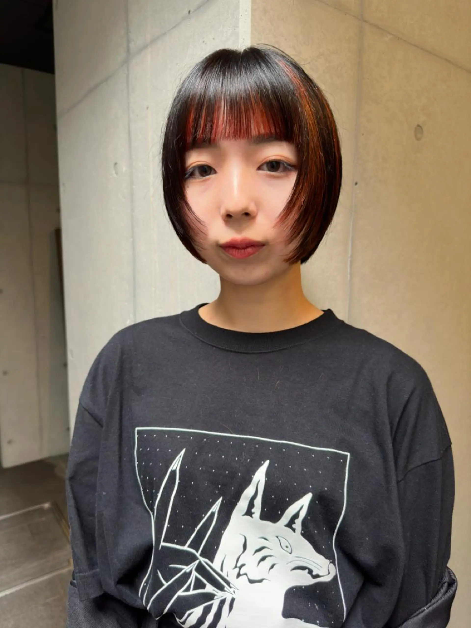 ショート カラー カット ヘアカラー ウルフ/レイヤー🟠 山本祐輔🟠のヘアスタイル