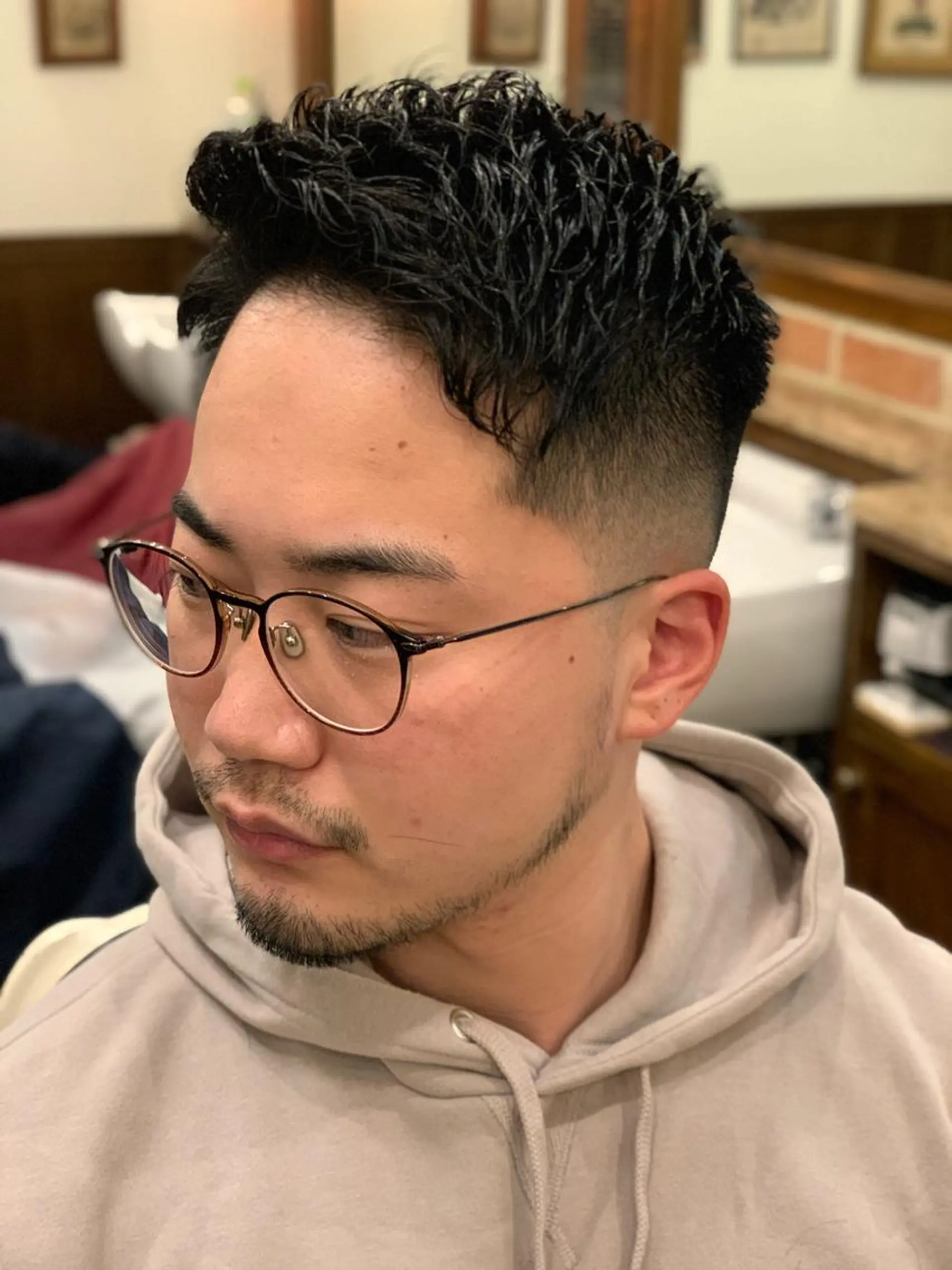 ショート HIRO銀座　バーバーショップ丸の内所属・ヒロ銀座 林のヘアスタイル