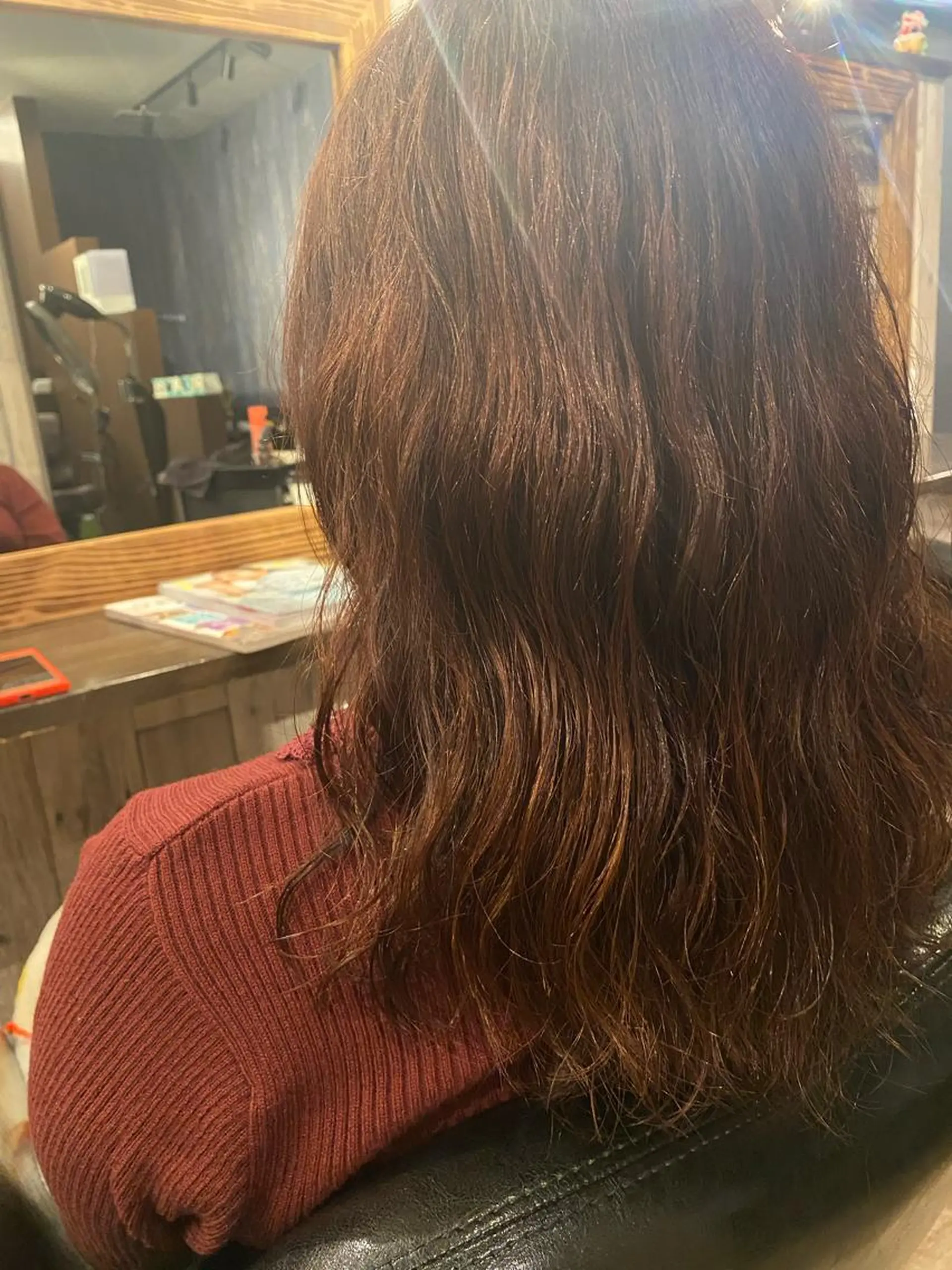 パーマ 奥村 奈々加のヘアスタイル