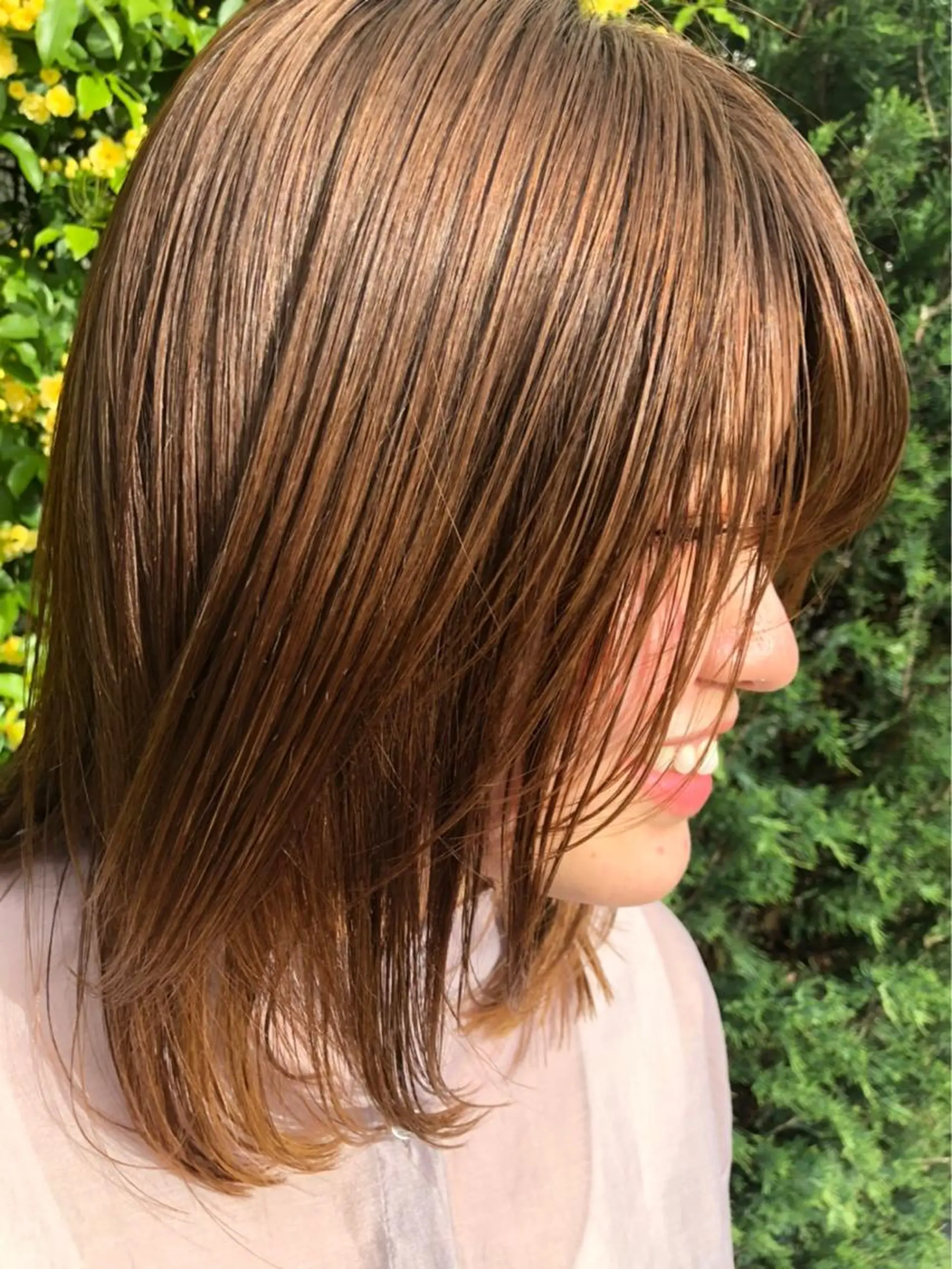 ミディアム 縮毛矯正 縮毛矯正 [仙台髪質改善]小原 弘之のヘアスタイル