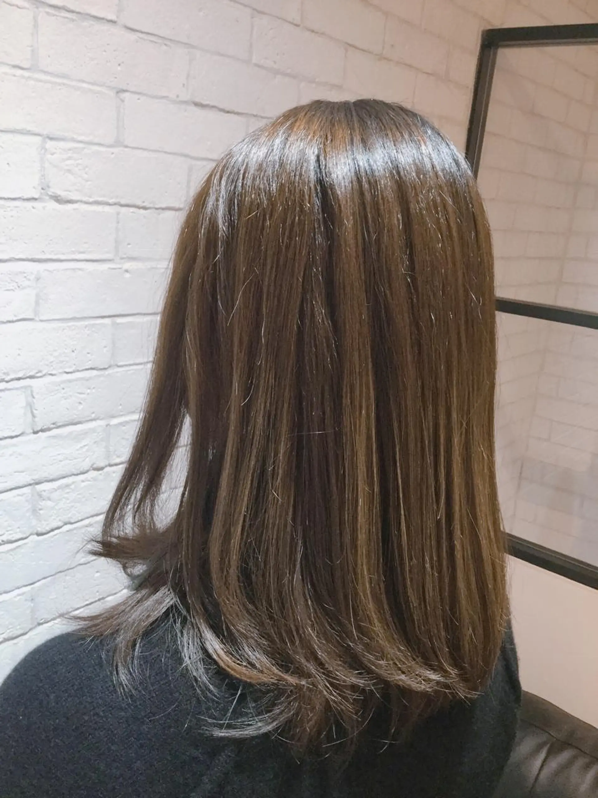 ミディアム カラー カット 縮毛矯正 トリートメント private salon Ao所属・紹介制private salonのヘアスタイル