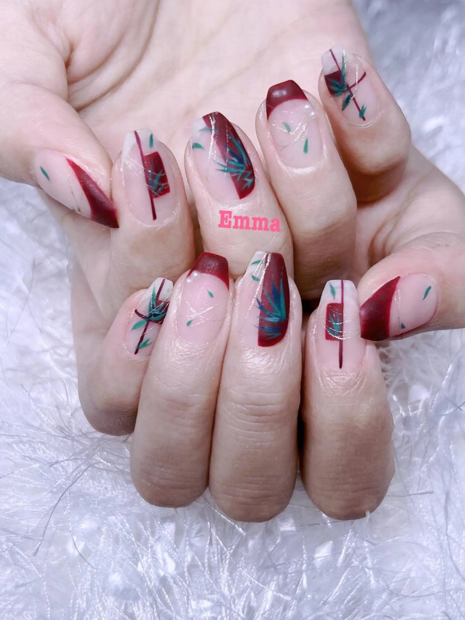 ネイル ワンホンネイル She   Nail所属・ISA_ BELLAのネイルデザイン