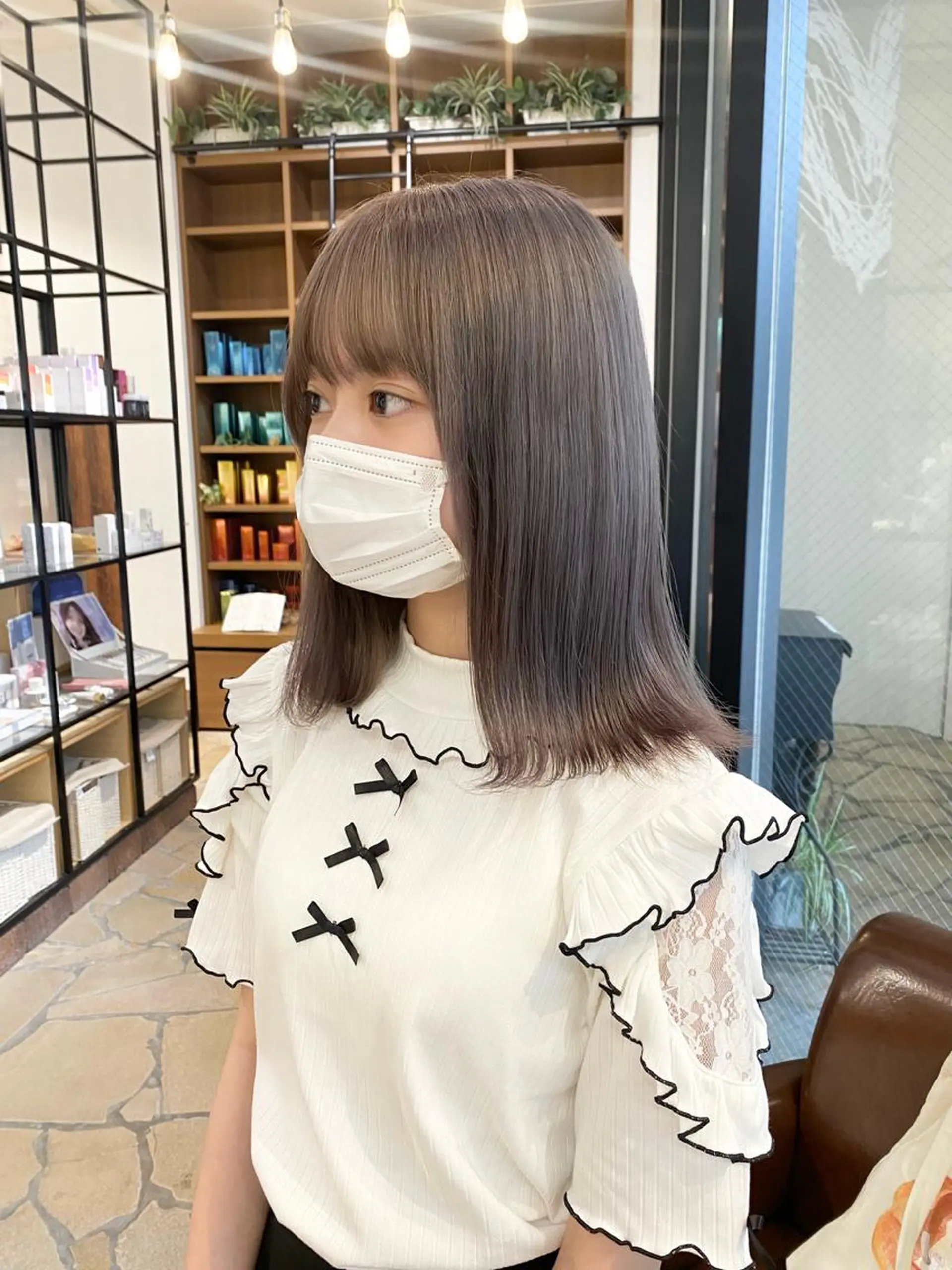 ミディアム マツエク・マツパ COCOLOeAST所属・yumeno🫧 ハイトーン/ボブ🕊のヘアスタイル