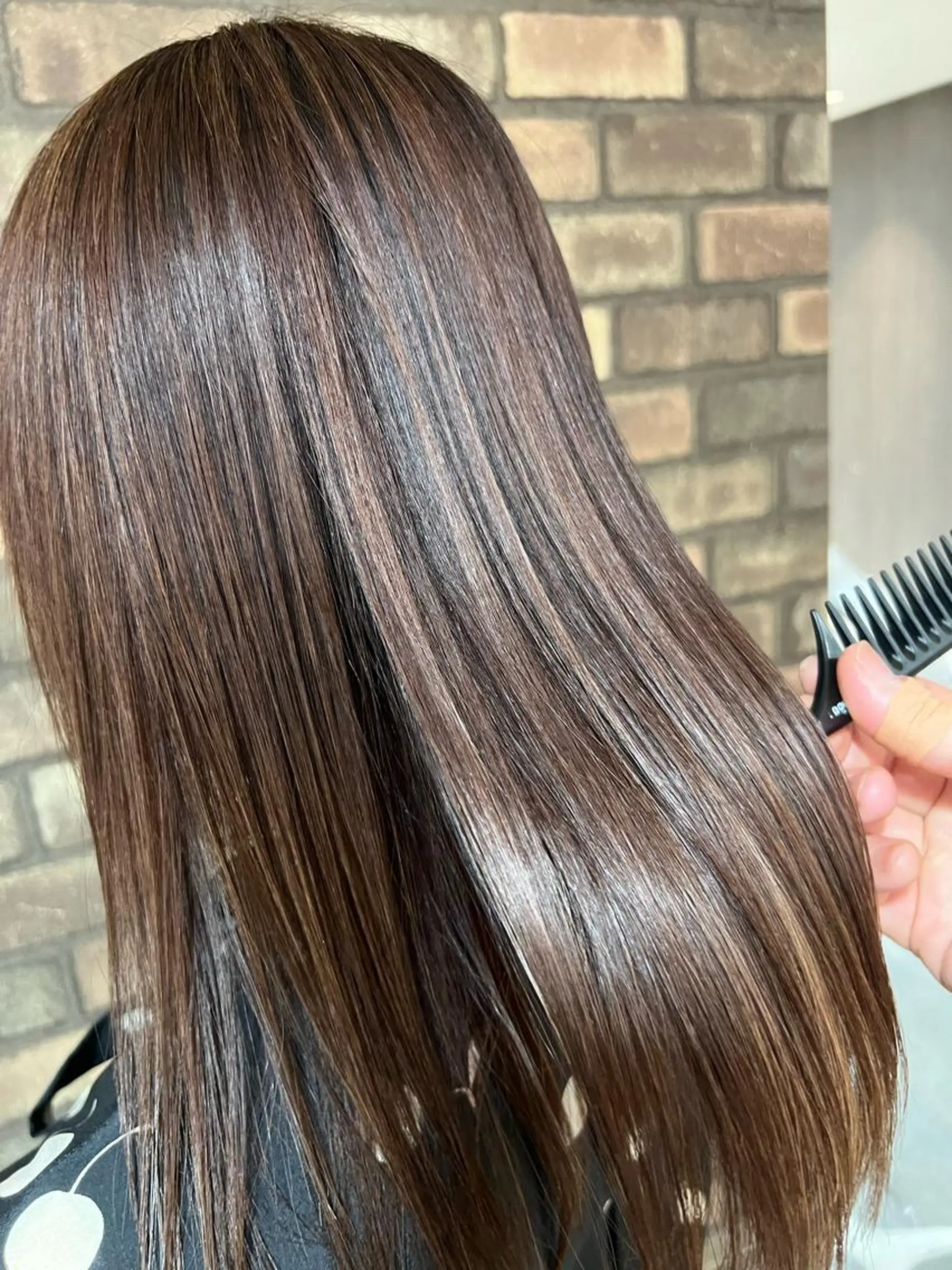 ミディアム カット ヘアカラー トリートメント 髪質改善&デザイン専門店Retto:天王寺阿倍野店所属・髪質改善/デザイン/ 天王寺/奥野和広のヘアスタイル