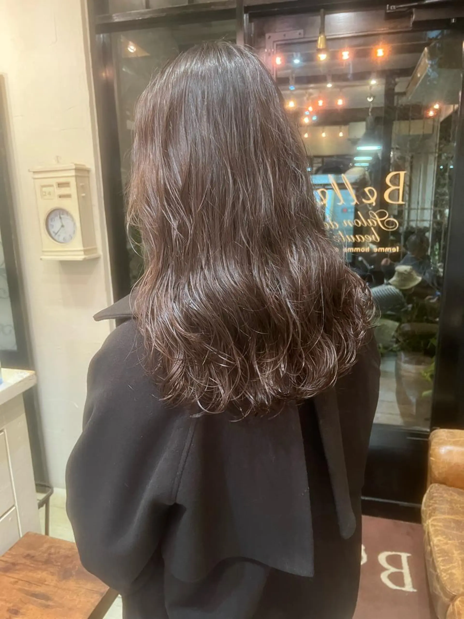 ロング パーマ 韓国風ヘア デジタルパーマ belle   表参道　terrace所属・抜きっぱなしブロンド /ハイトーン/カナタのヘアスタイル