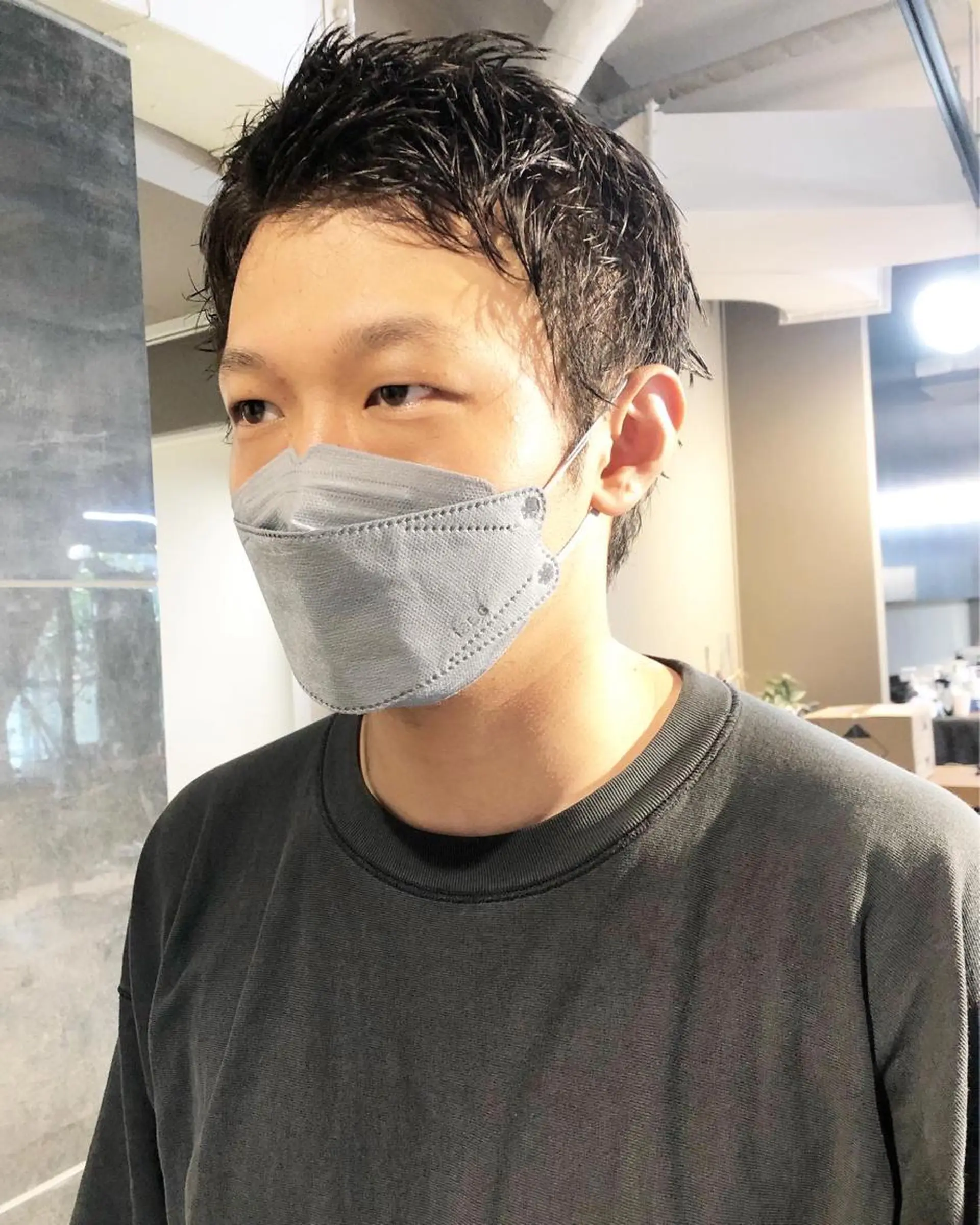 ヘアアレンジ メンズ 刈り上げ メンズベリーショート カット トリートメント ヘアセット ainico+所属・メンズ特化✂️栗原 侑也のヘアスタイル