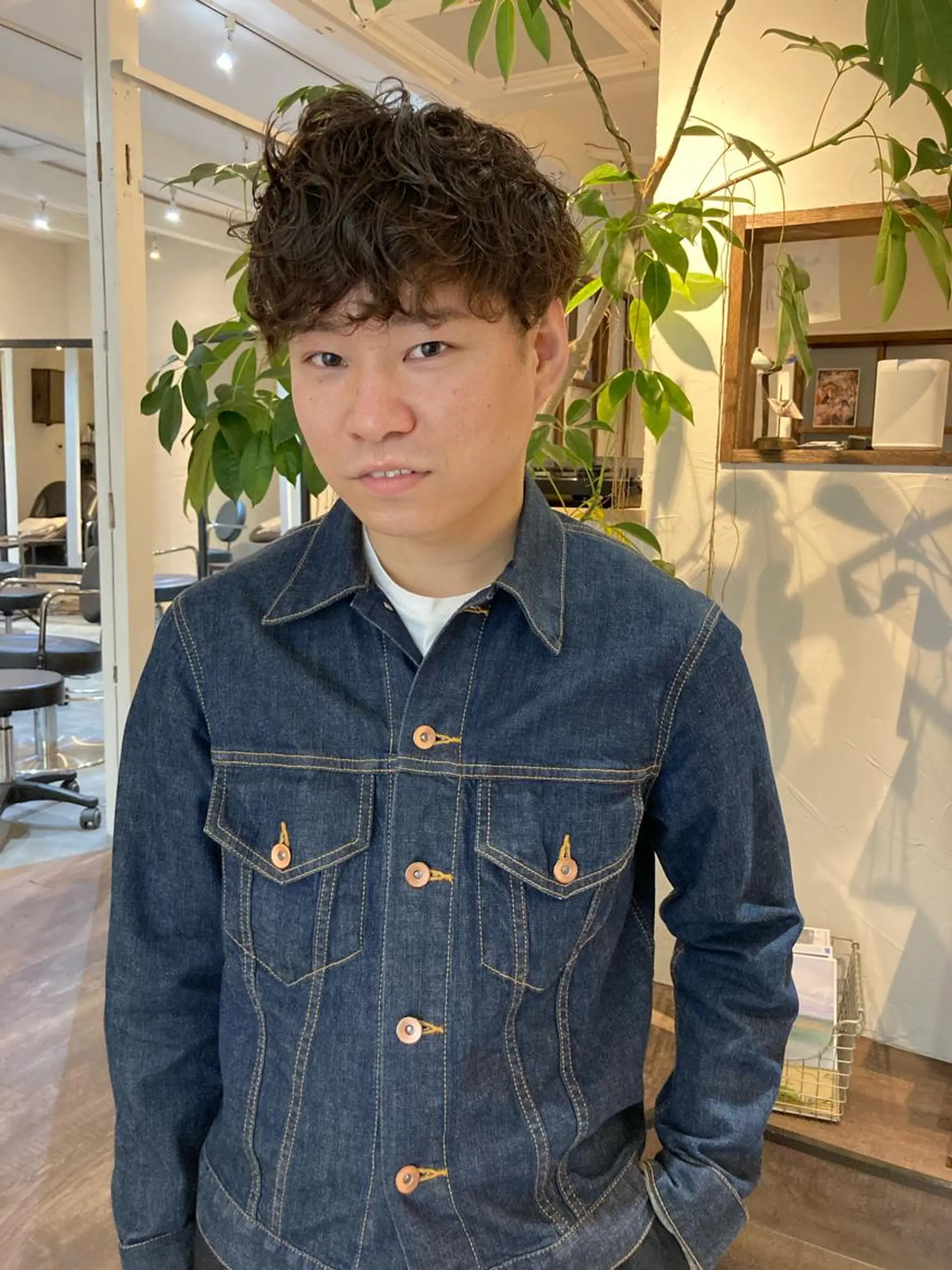 メンズ メンズパーマ 金田 夏野のヘアスタイル