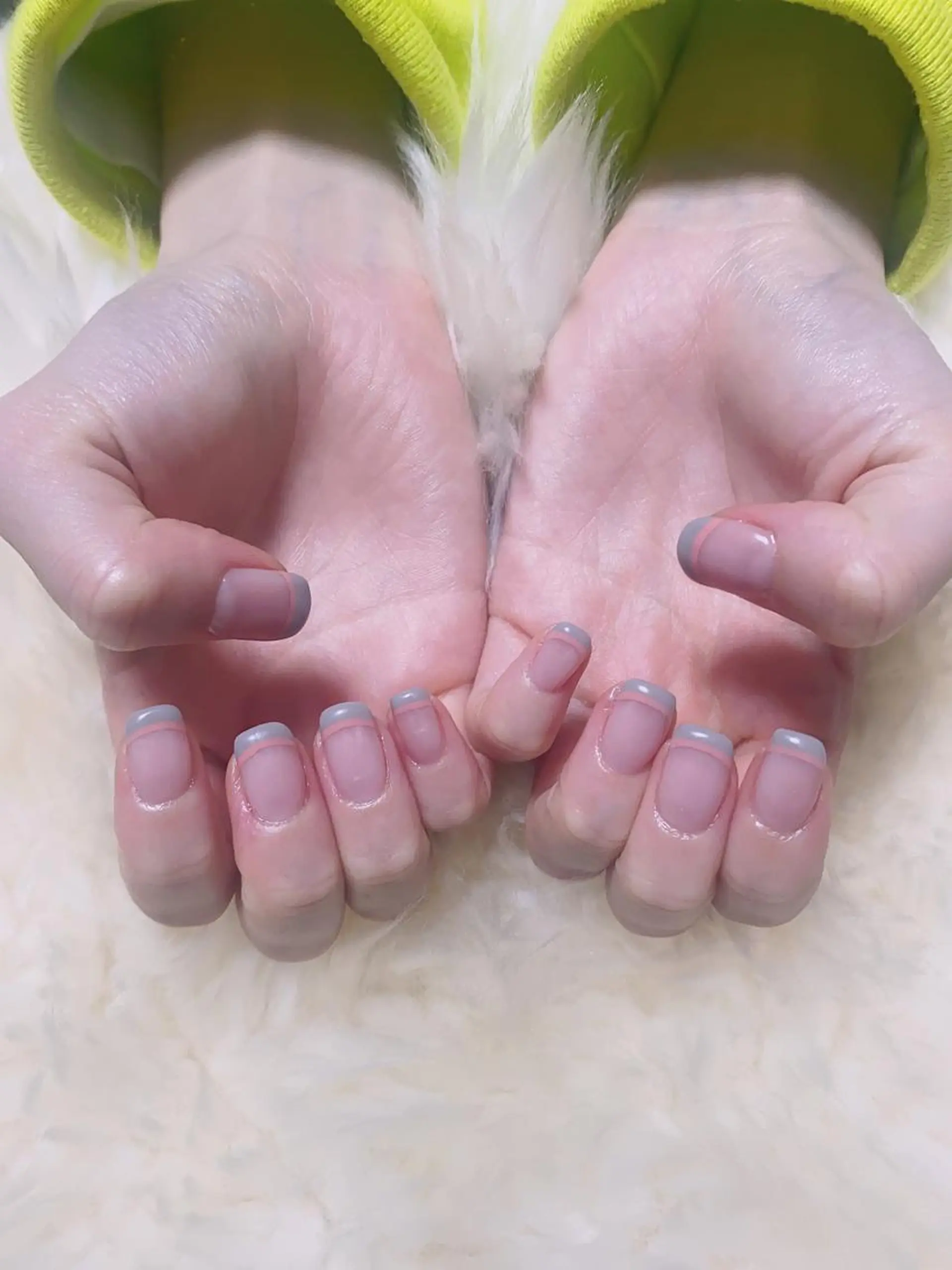 ミディアム ハンドネイル ハンドケア 💜MIYA nail川崎店のネイルデザイン