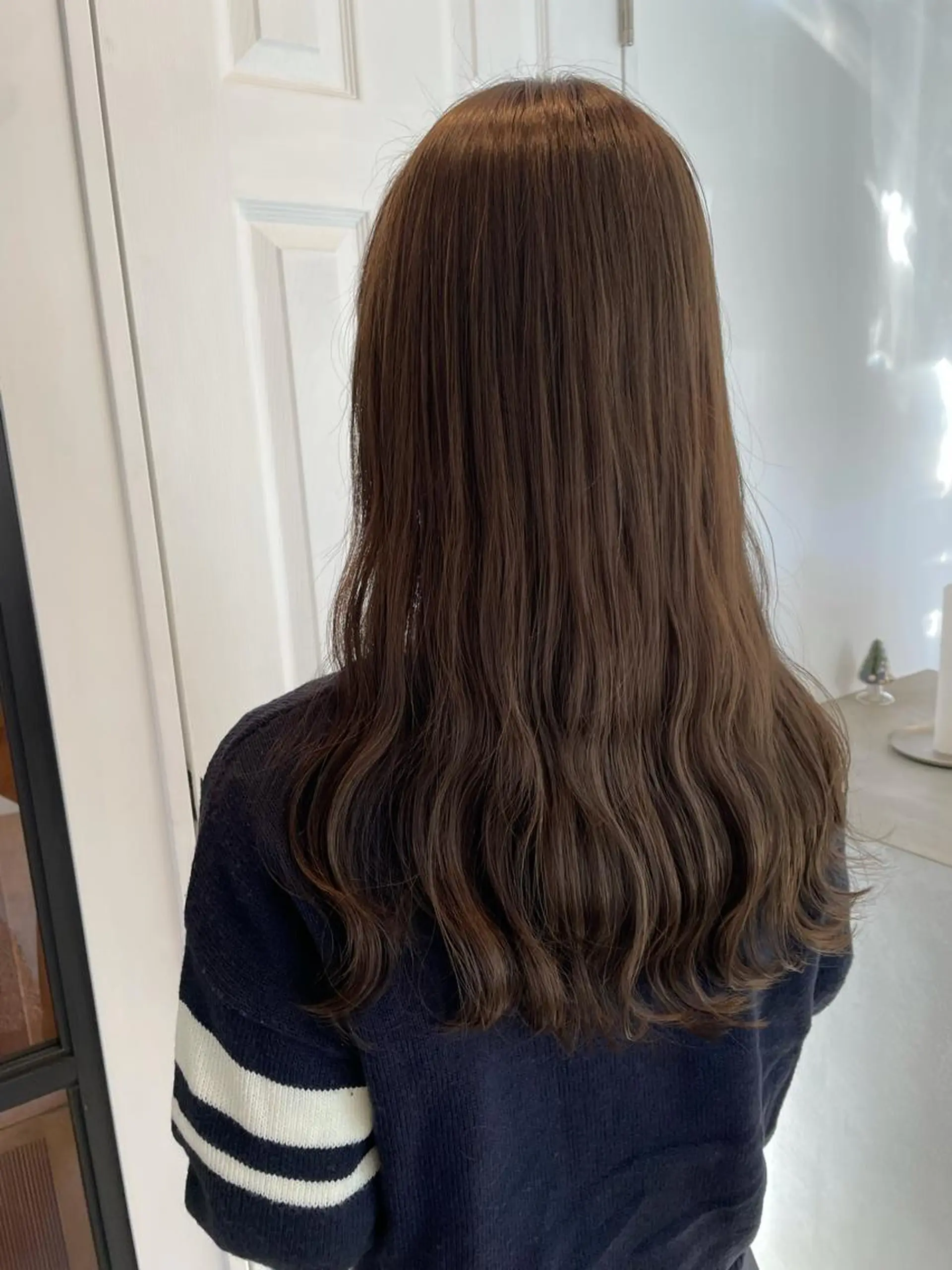 セミロング カラー ブリーチ グレージュ ブリーチなしカラー オリーブグレージュ オリーブグレー カット ヘアカラー トリートメント 中目黒🌼 🌼ハナのヘアスタイル