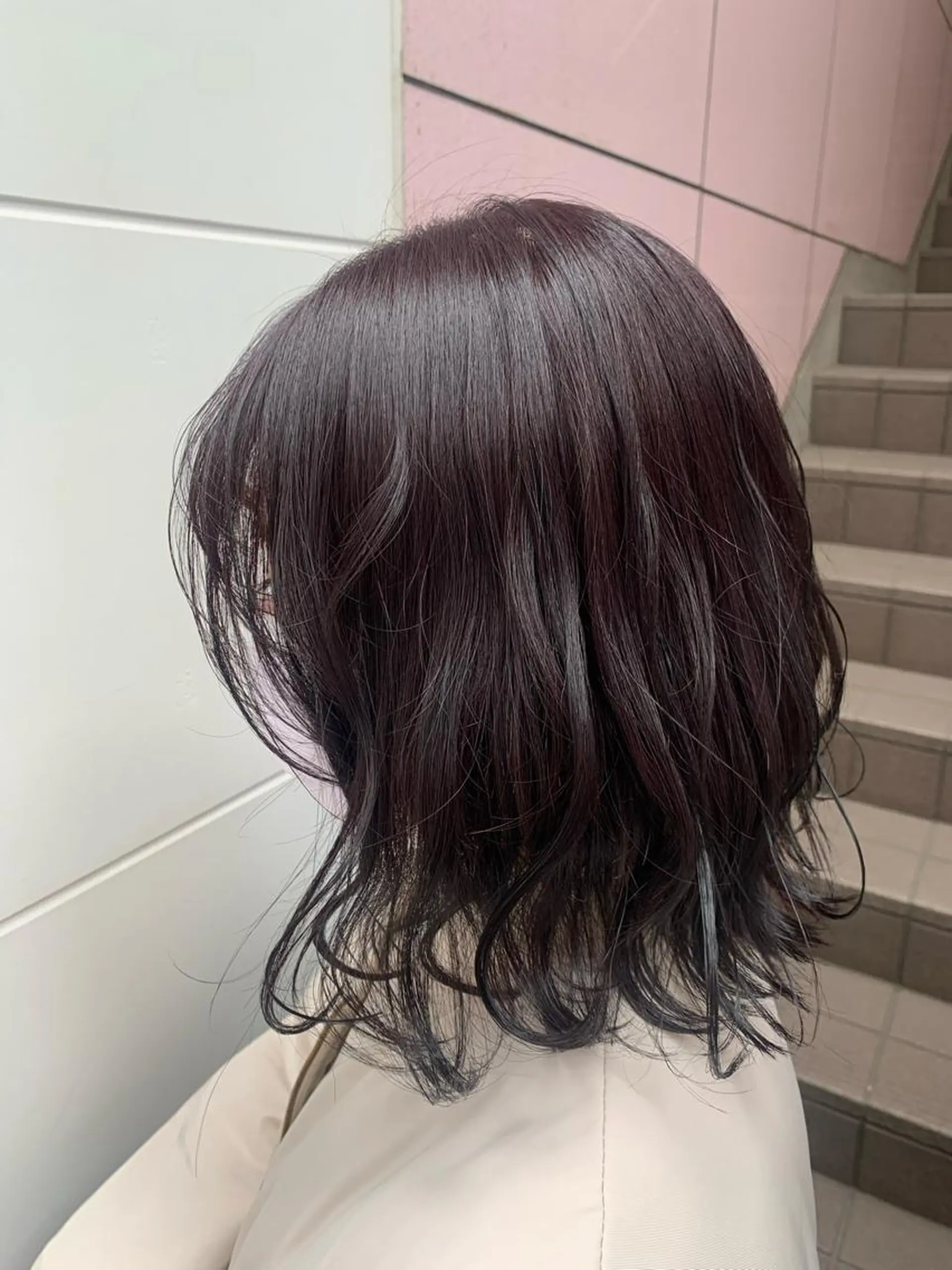 ミディアム カット ヘアカラー トリートメント soëll所属・🤍そぶえ　ゆうな/ 暖色カラー/縮毛矯正のヘアスタイル