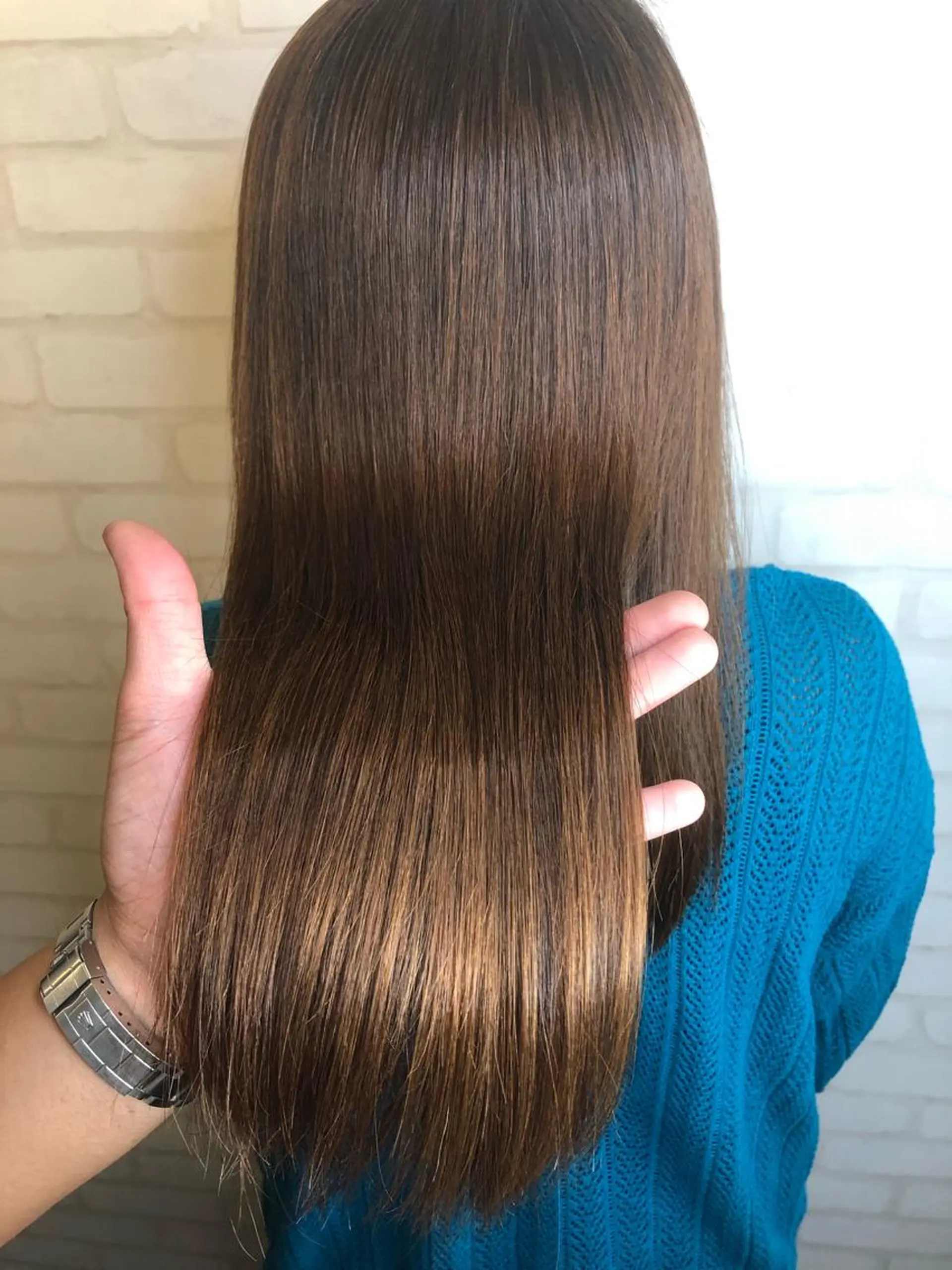 ロング カラー トリートメント 縮毛矯正 トリートメント 加藤 正祥のヘアスタイル