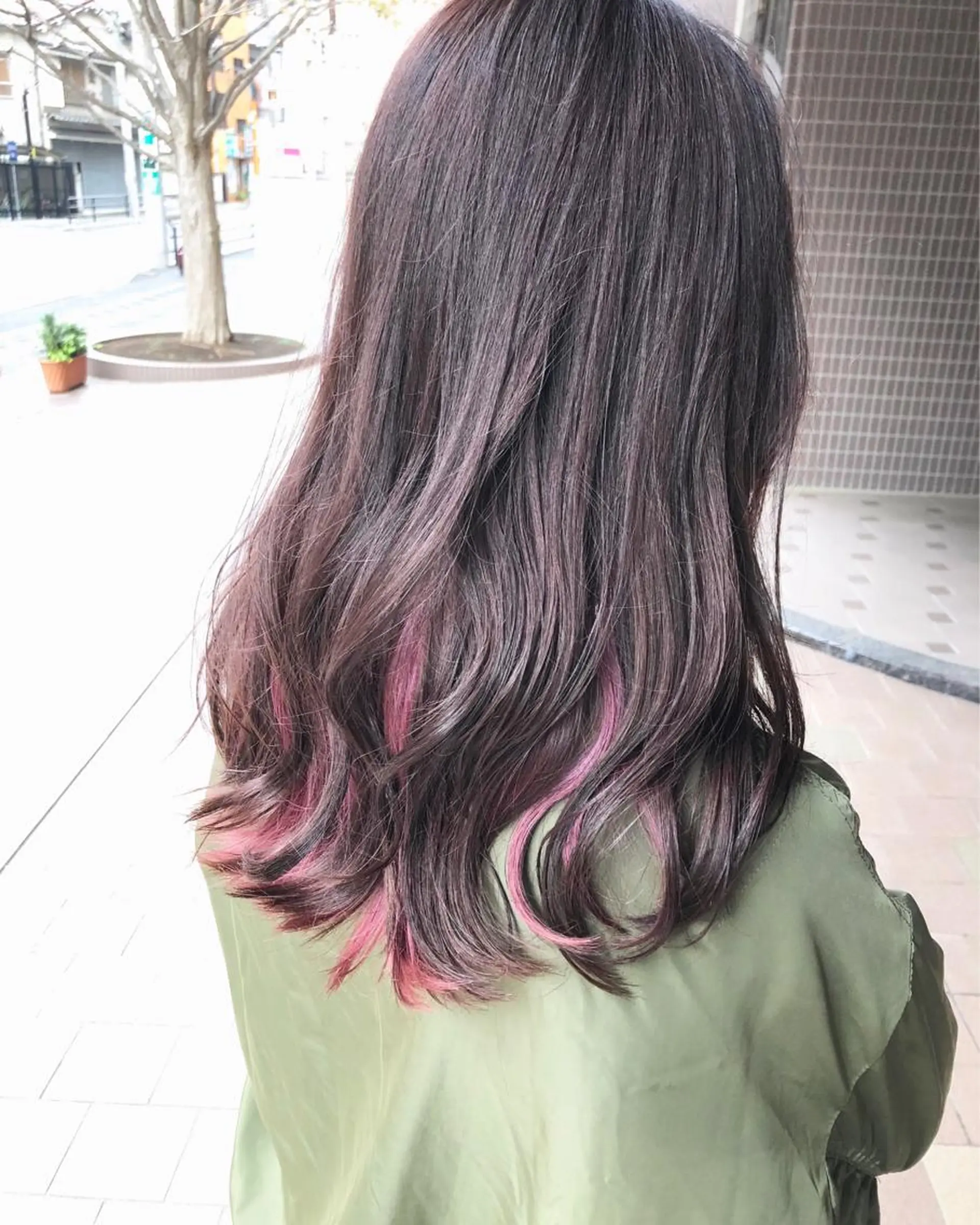 カラー ピンクカラー 後藤 陽花子のヘアスタイル