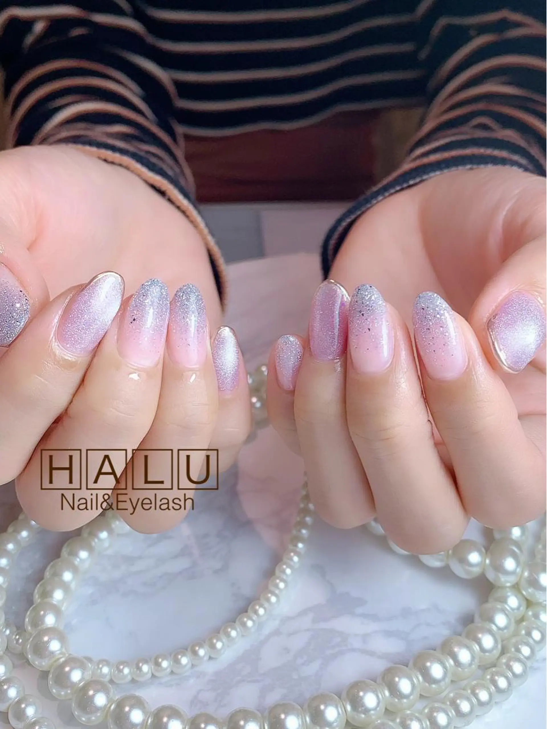 ネイル パープル HALU ハルのネイルデザイン