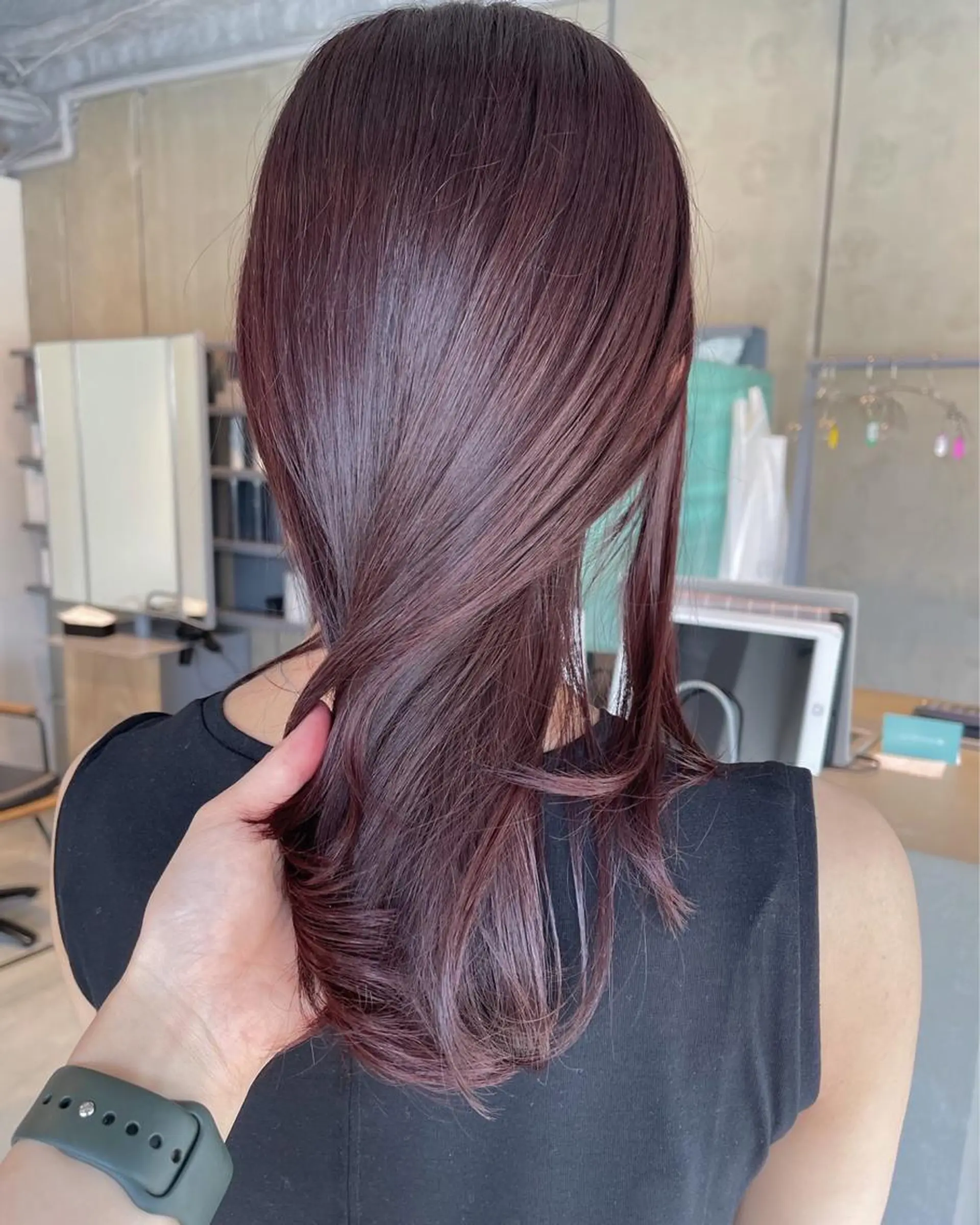 ロング 桐畑 周のヘアスタイル