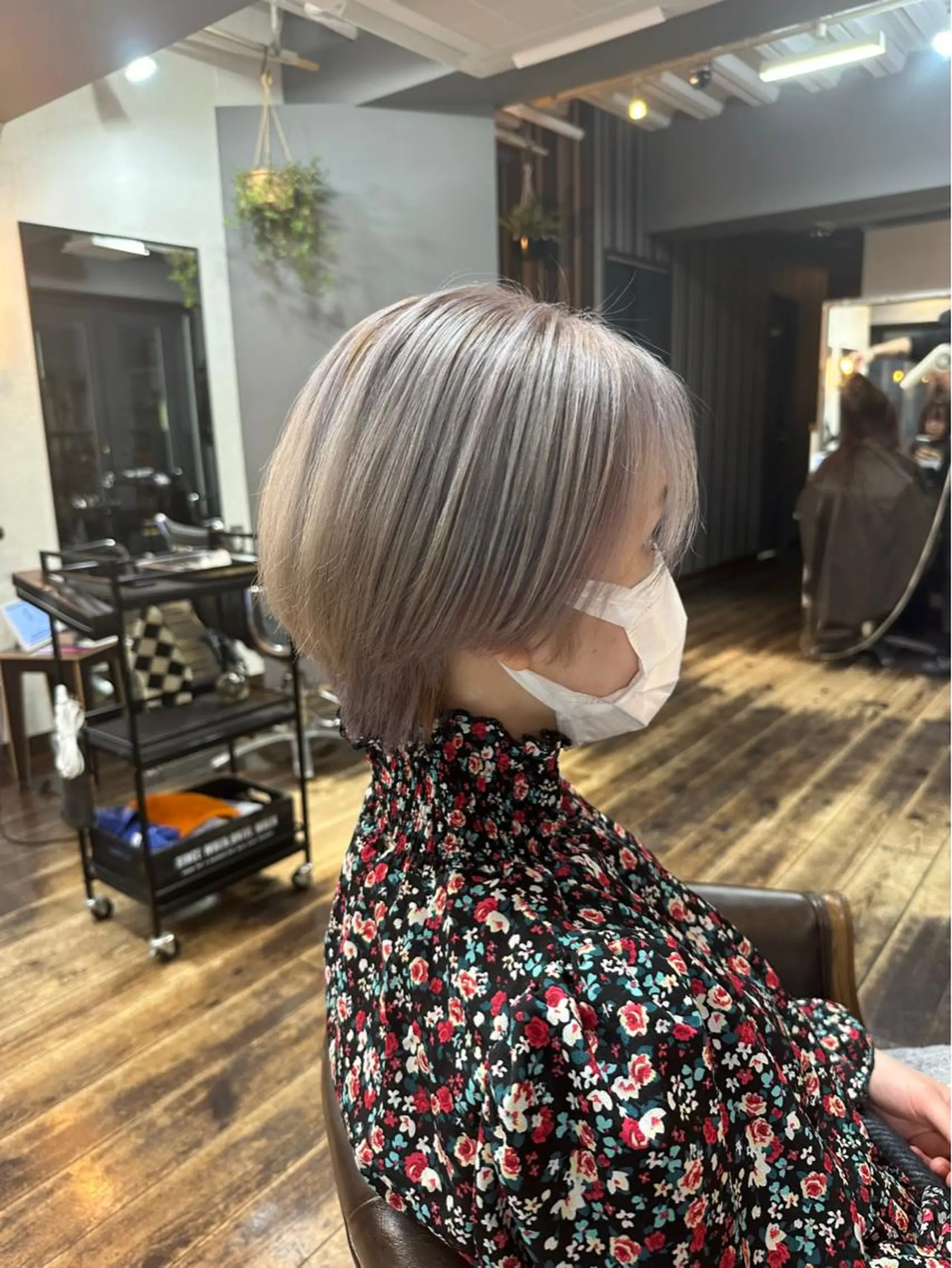 ショート カラー キヨ メンズカット/パーマのヘアスタイル