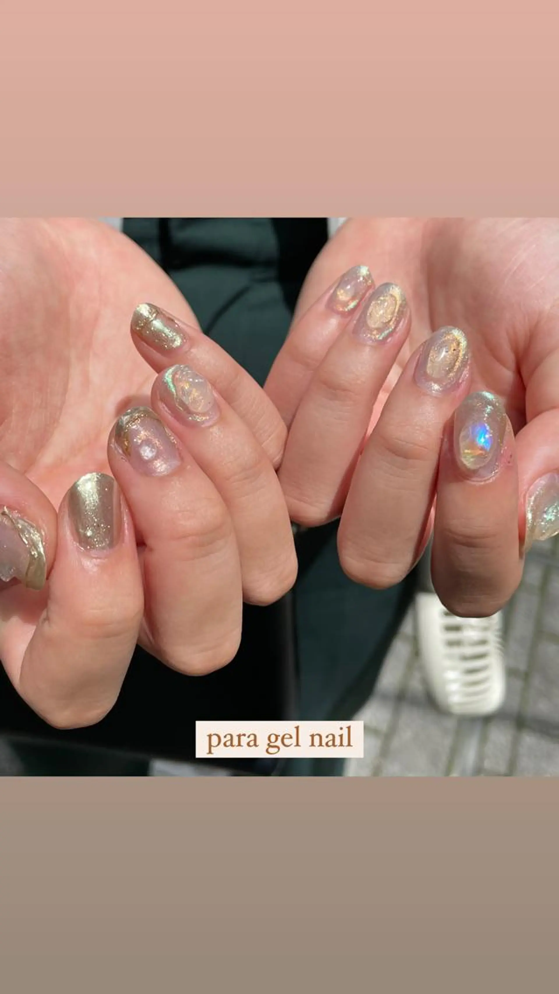 ネイル ジェルネイル パラジェル ハンドネイル 淡色ネイル 🎀moeのネイルデザイン