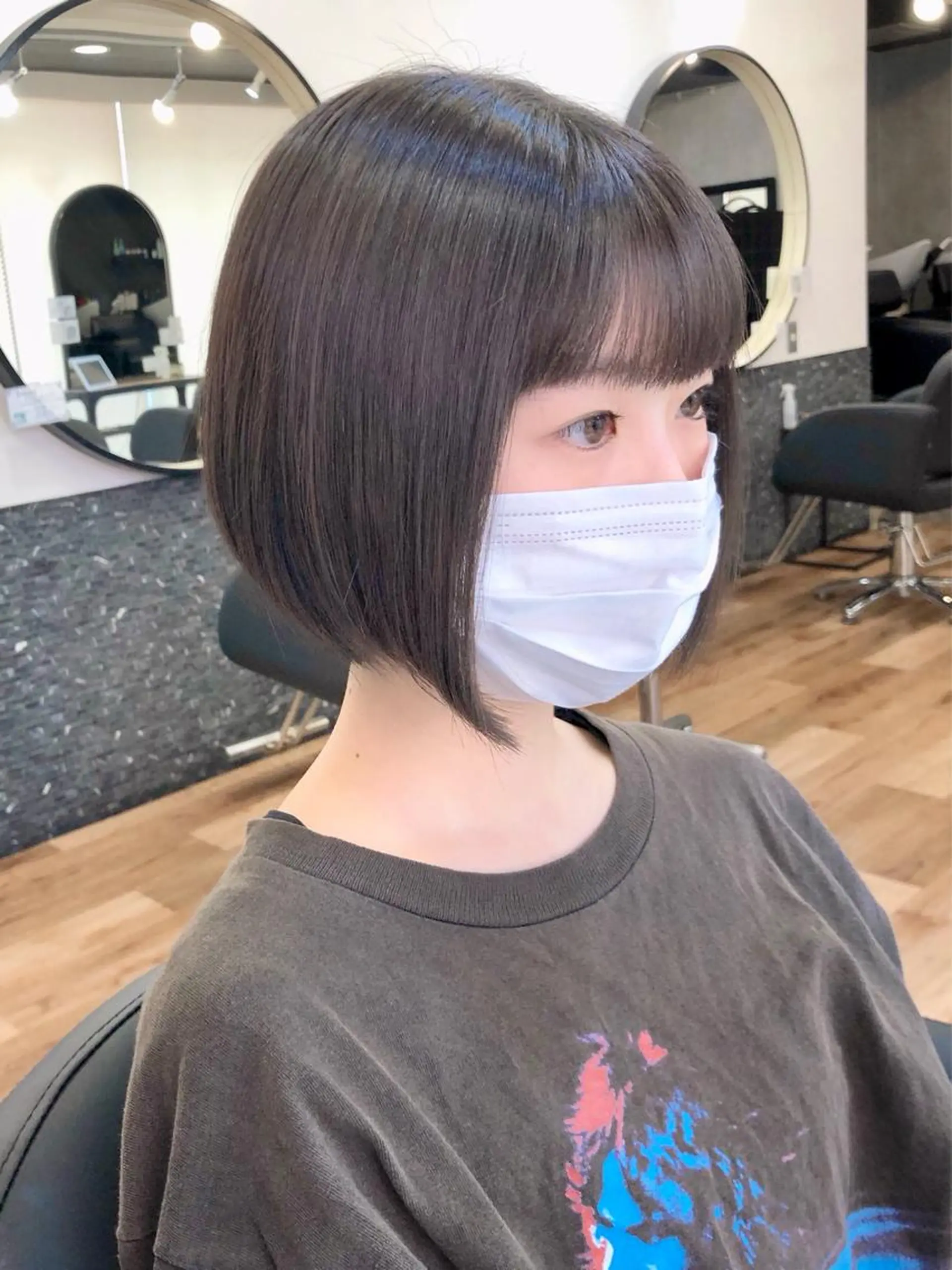 ショート ボブ カット トリートメント トレンドヘア🌿 chinariのヘアスタイル