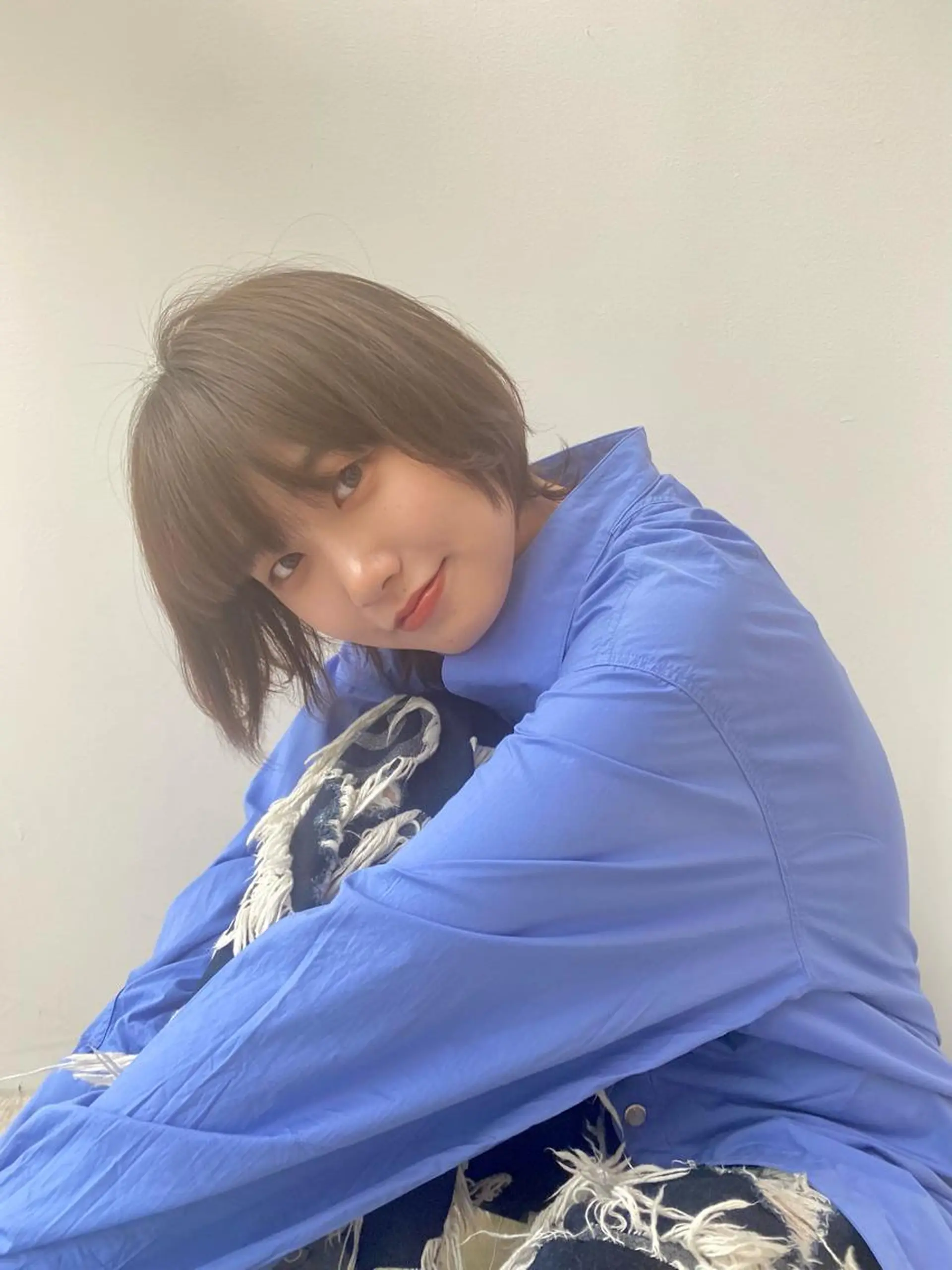 ミディアム ヘアカラー トリートメント 骨格診断で絶対可愛い ✨丸みショート✨凌弥のヘアスタイル