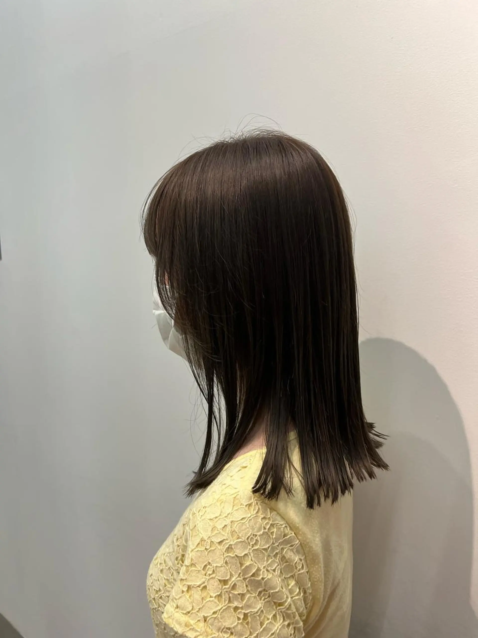 セミロング 田中 はるなのヘアスタイル