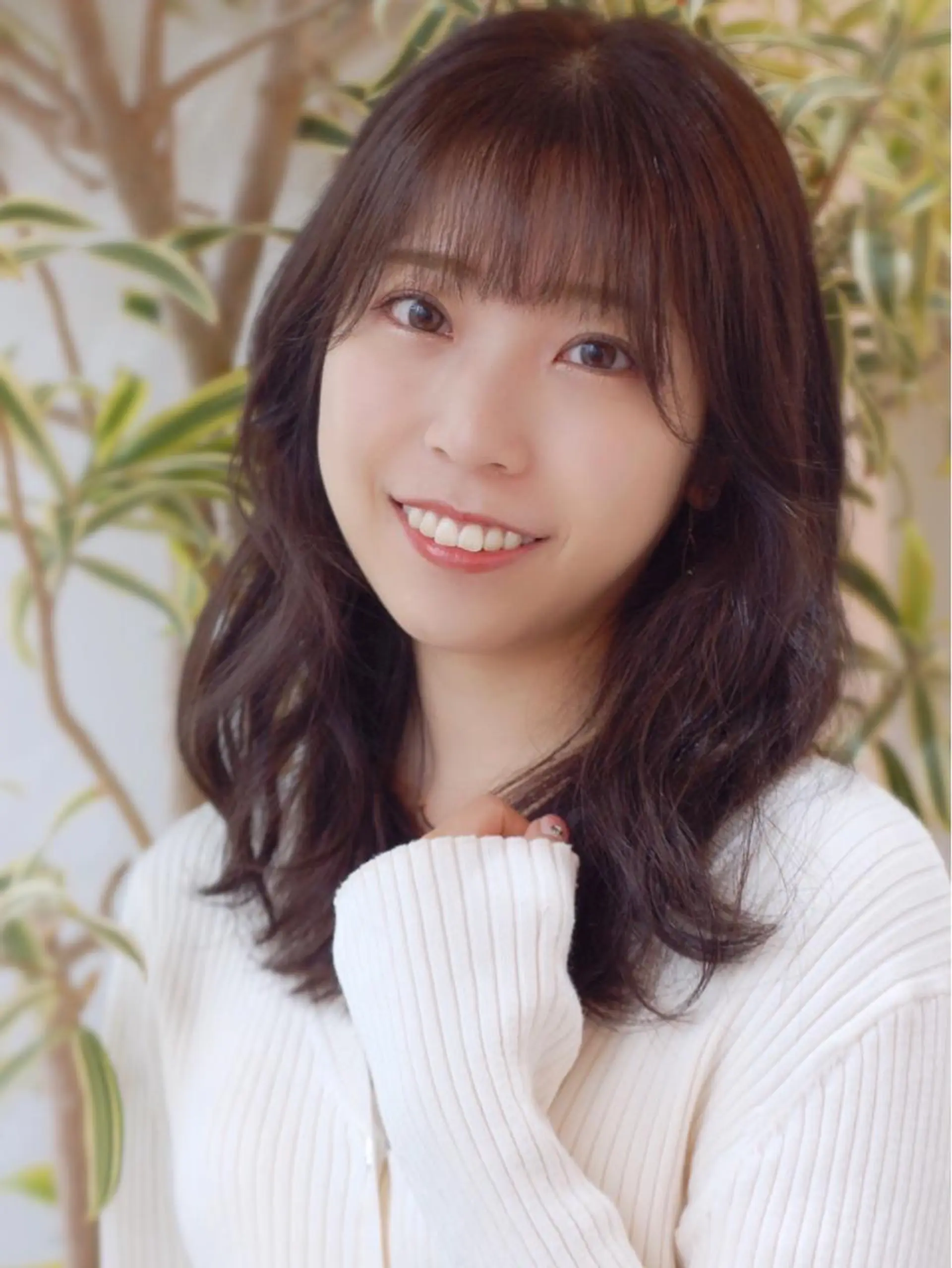 セミロング セミロングパーマ arbre所属・安藤 芽衣のヘアスタイル