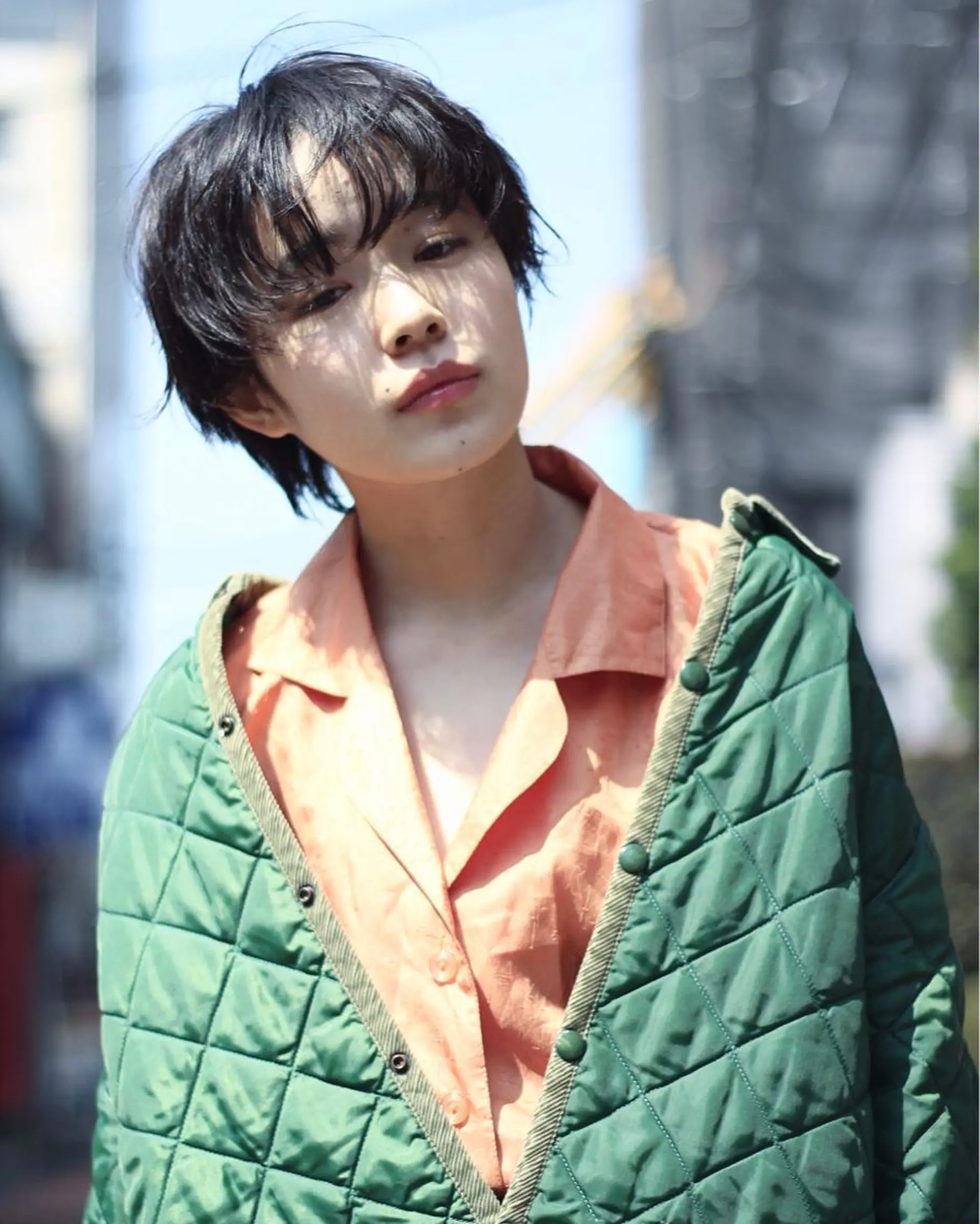 ショート カラー パーマ 優作 〜圧倒的信頼〜のヘアスタイル