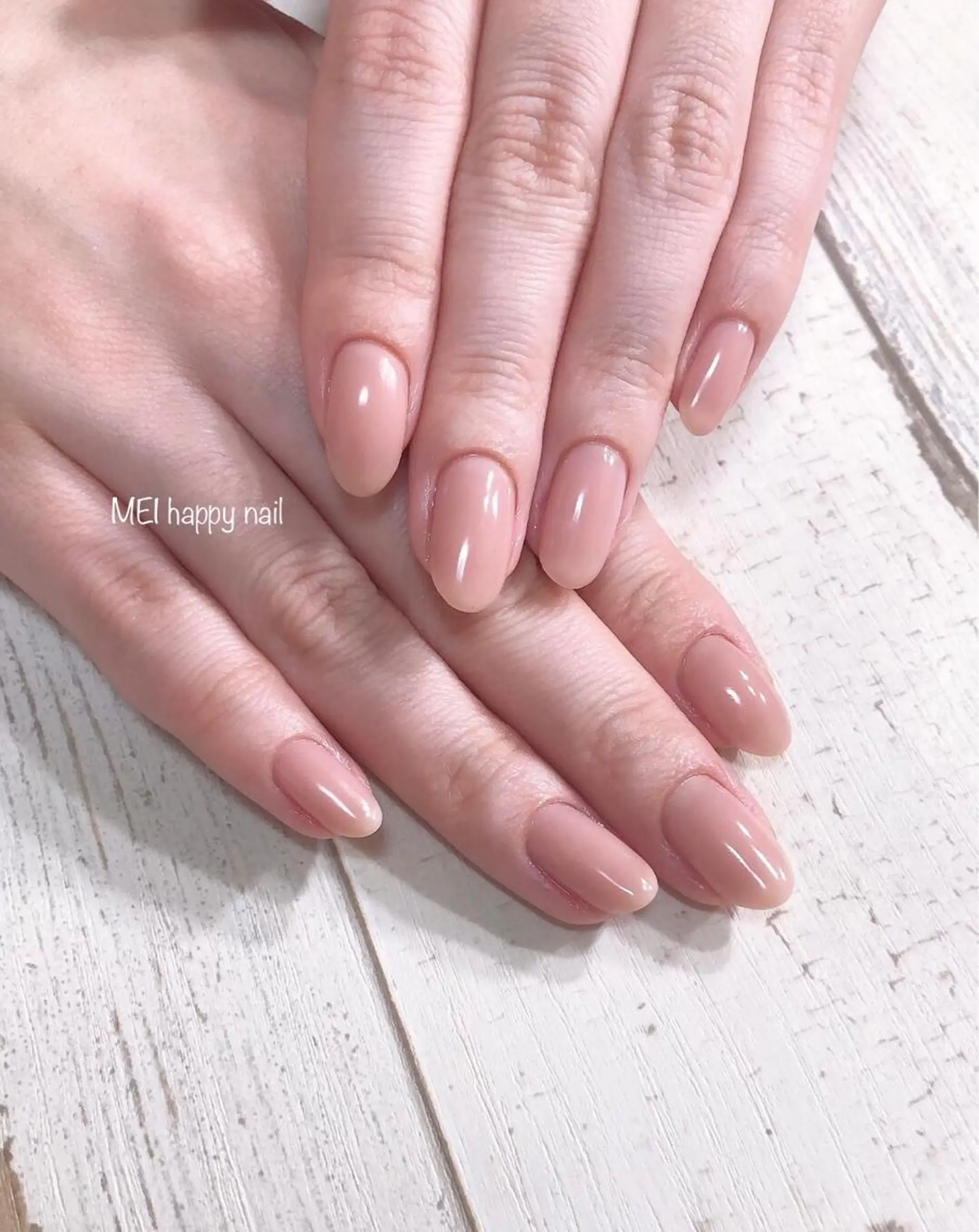 ネイル ハンドケア 北浦和 自爪育成ケアのネイルデザイン