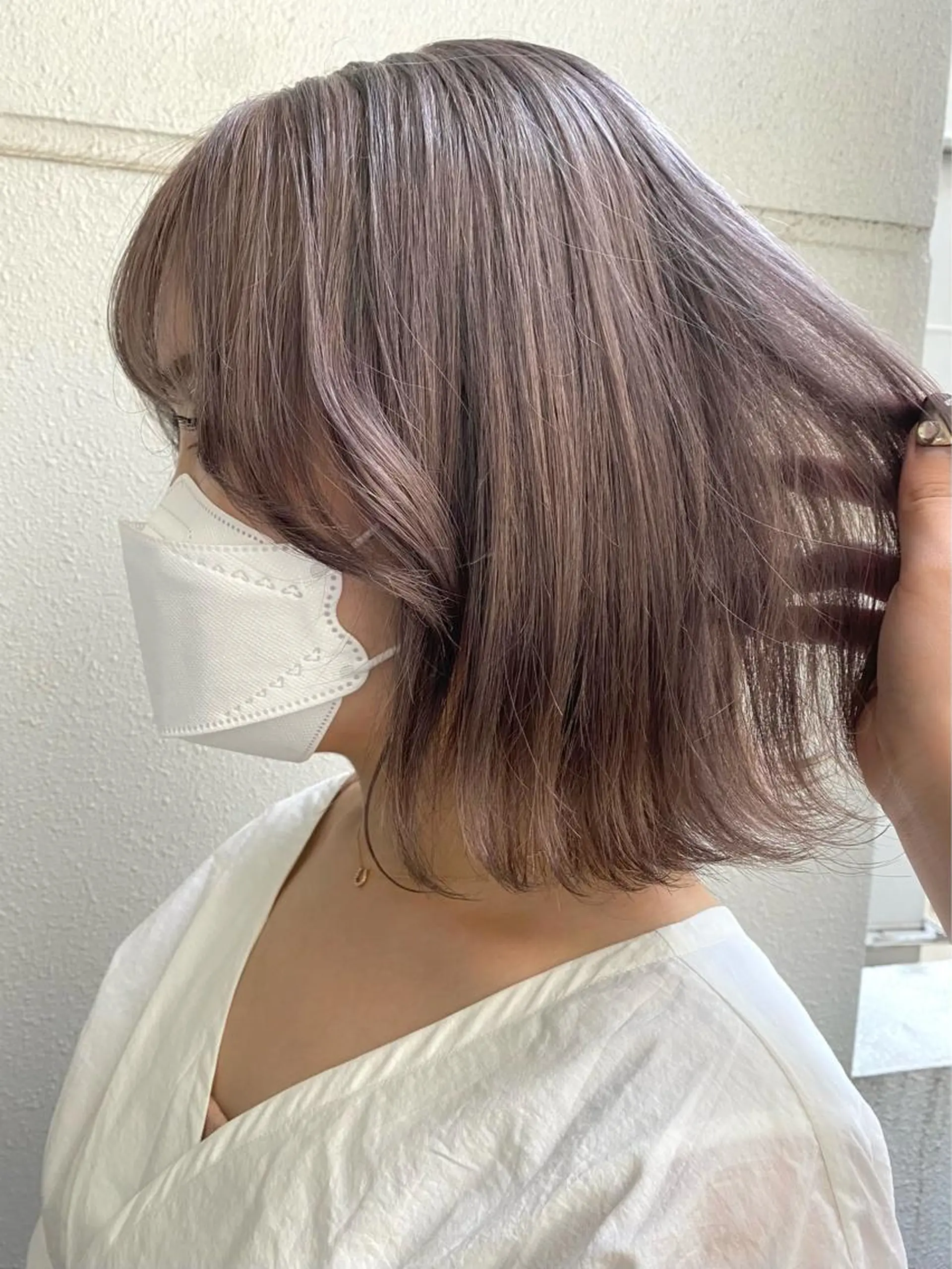 カラー グレージュ dot .tokyo所属・中村 彩夏のヘアスタイル