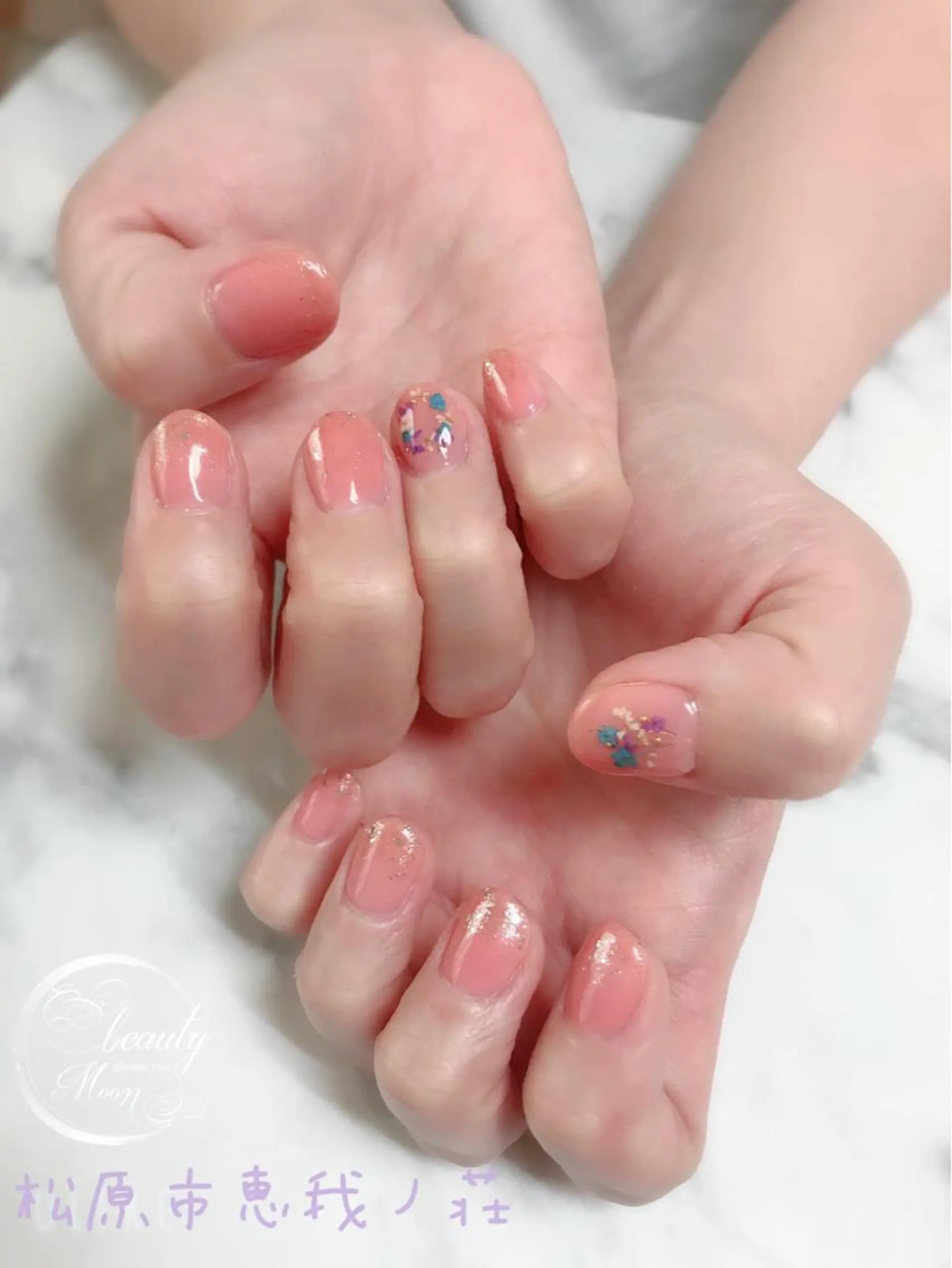 ネイル ジェルネイル パラジェル beauty ☪︎moonのネイルデザイン