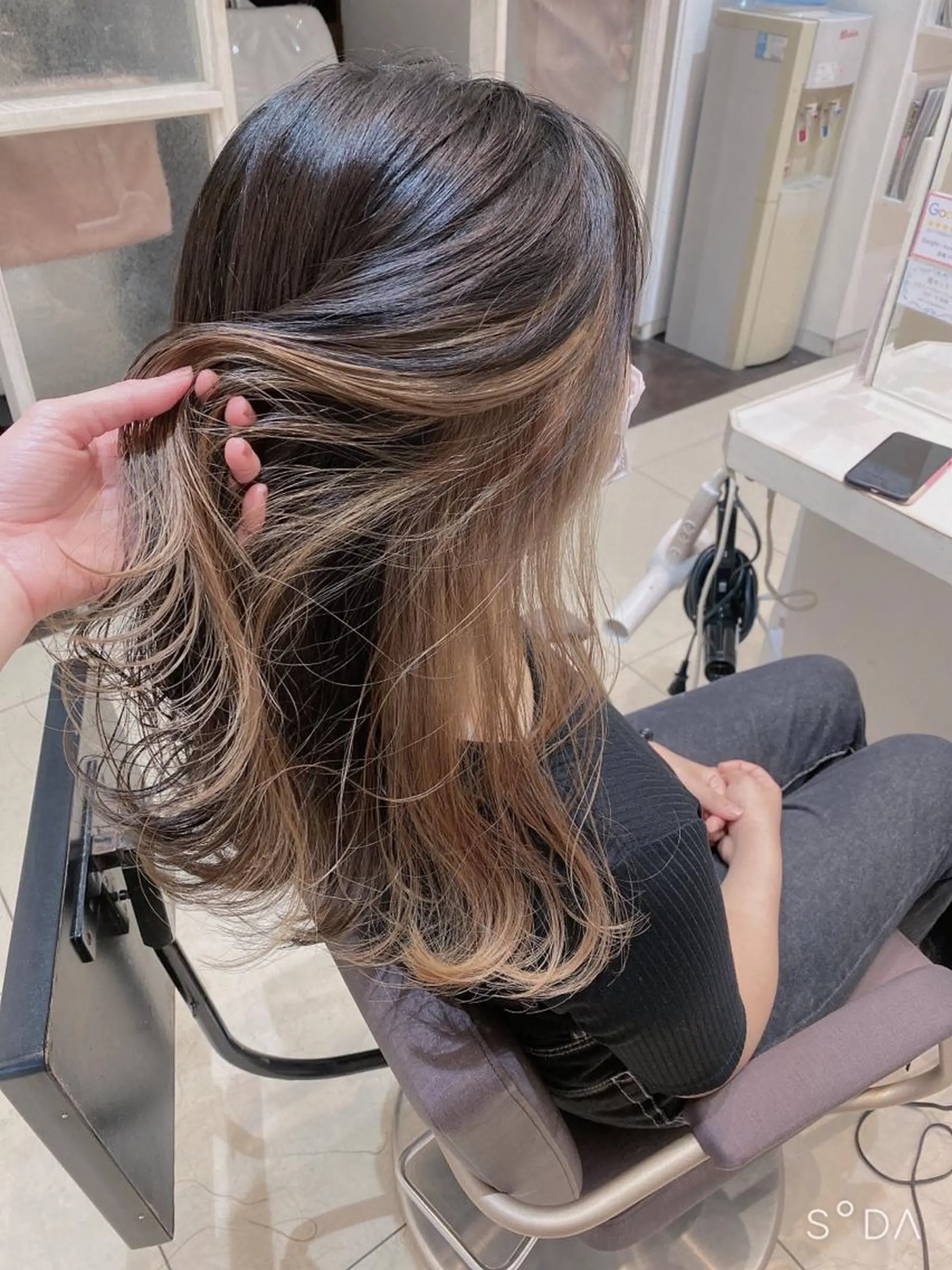セミロング カラー ベージュカラー ブラウンカラー ナチュラルブラウン はだゆうき @hadadan08のヘアスタイル