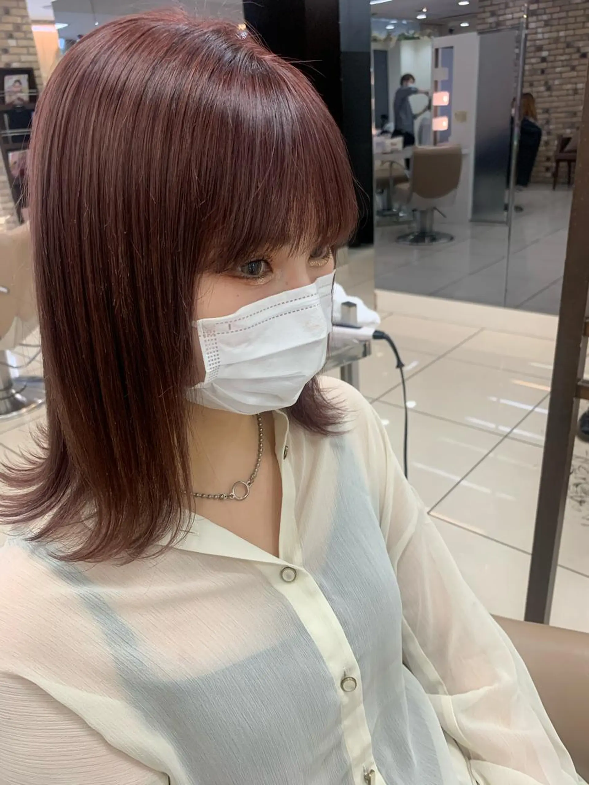 ミディアム カラー ママ美容師まつげ 🤍まき🤍のマツエク・マツパデザイン