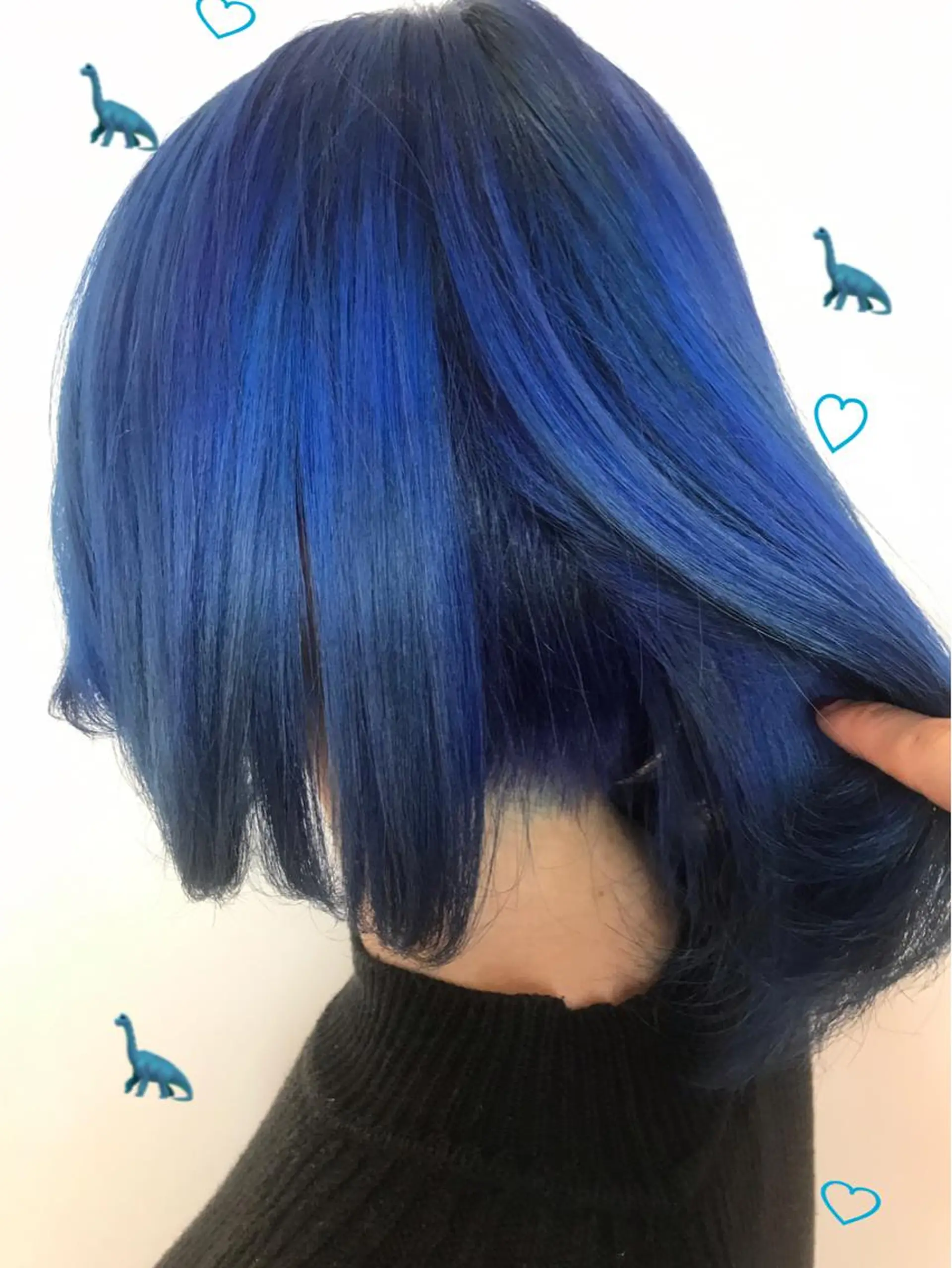 ショート カラー ブリーチ ブルーカラー EMANON新宿東口所属・新宿駅近♡個室 ♡関口三都季🌜のヘアスタイル