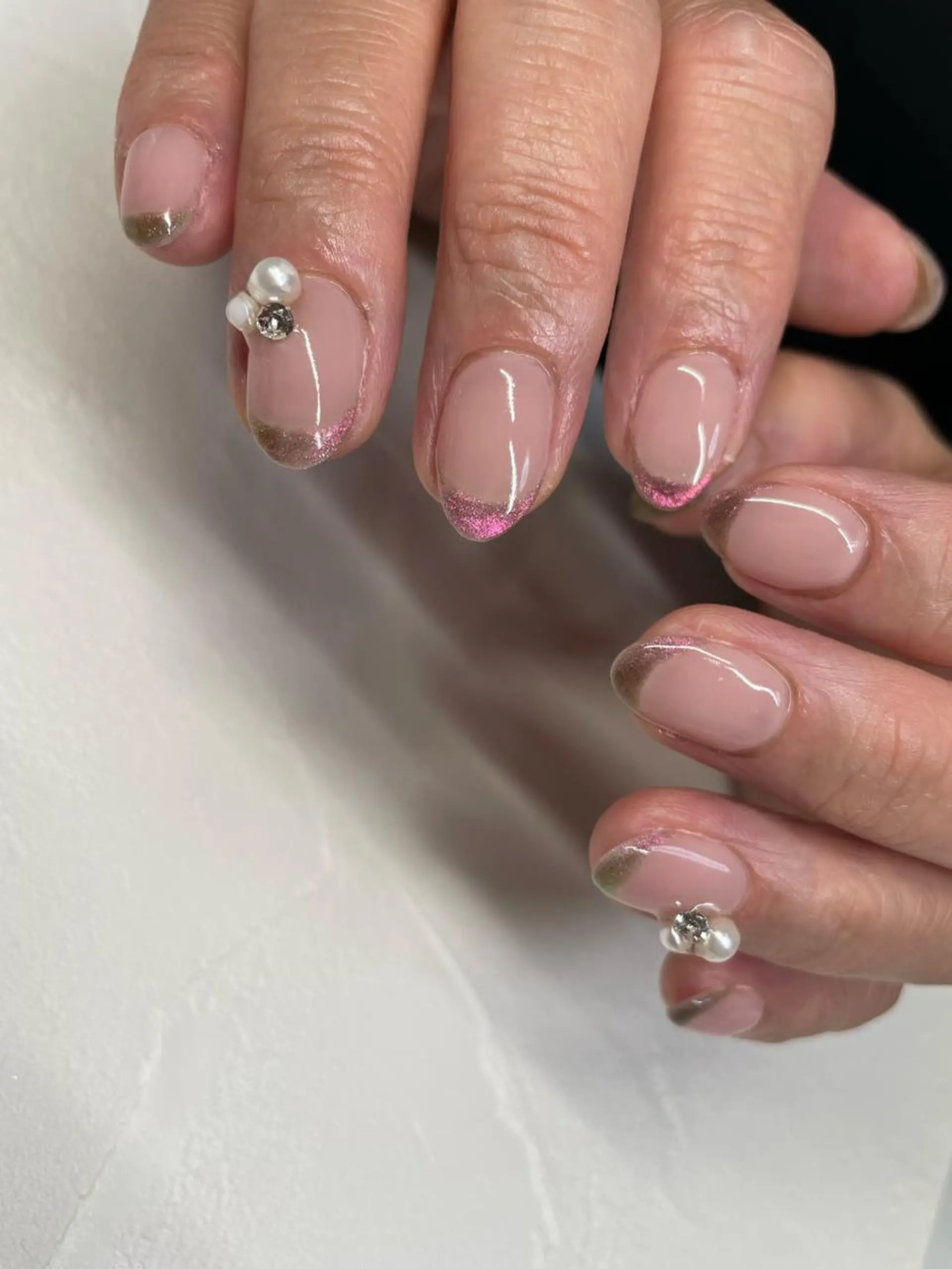 ロング カラー ヘアアレンジ キッズ ネイル マツエク・マツパ アイブロウ 福田 加奈のネイルデザイン